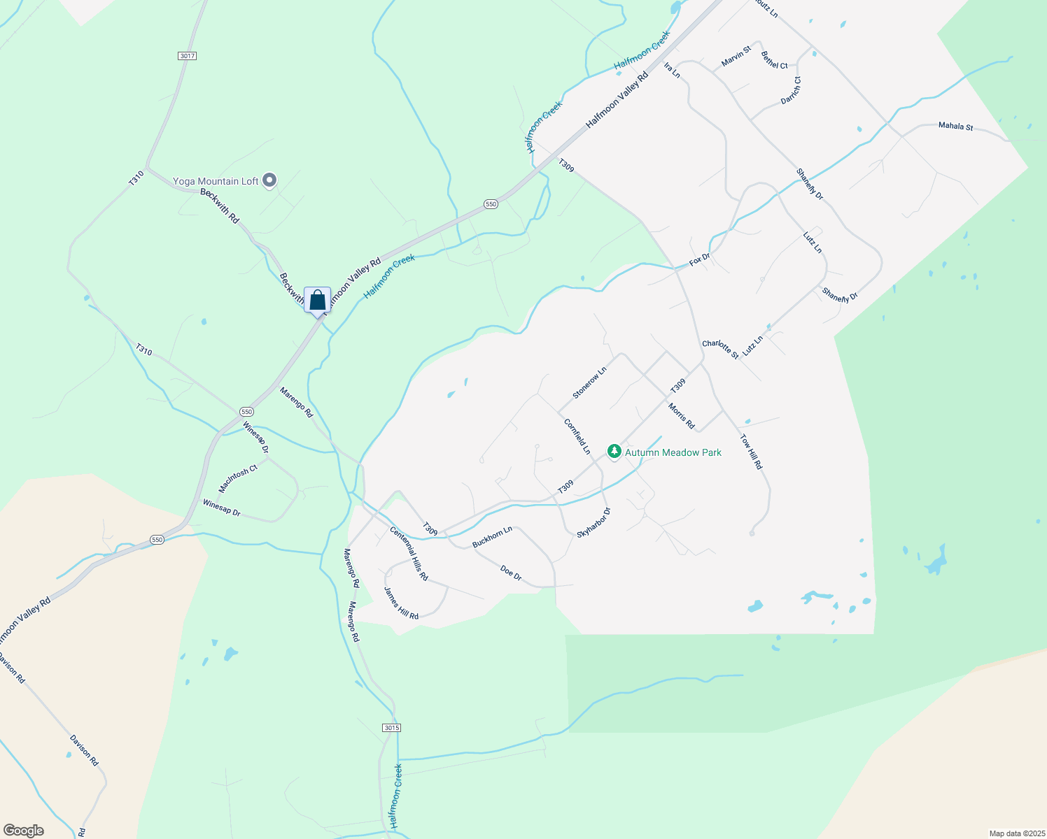 map of restaurants, bars, coffee shops, grocery stores, and more near 34-164 Cedar Ridge in Port Matilda