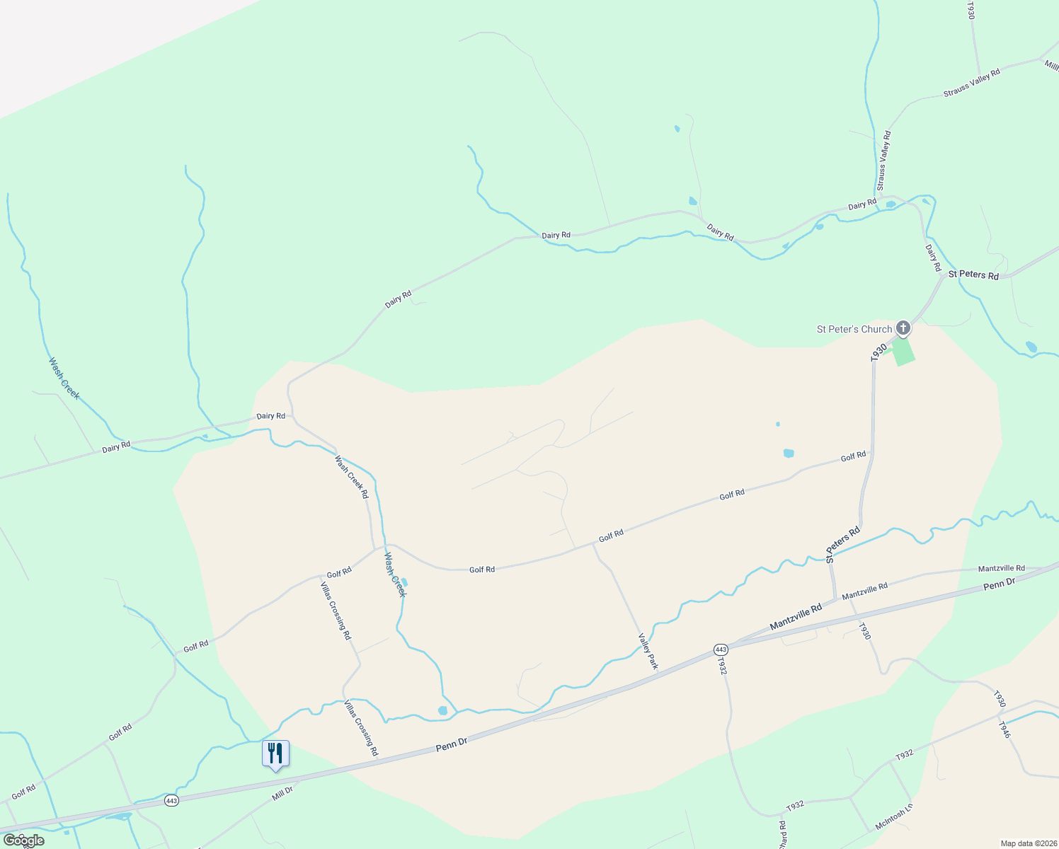 map of restaurants, bars, coffee shops, grocery stores, and more near 524 Hemlock Road in Tamaqua