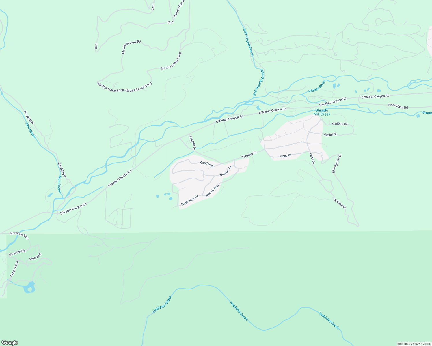 map of restaurants, bars, coffee shops, grocery stores, and more near 4825 Balsam Drive in Oakley