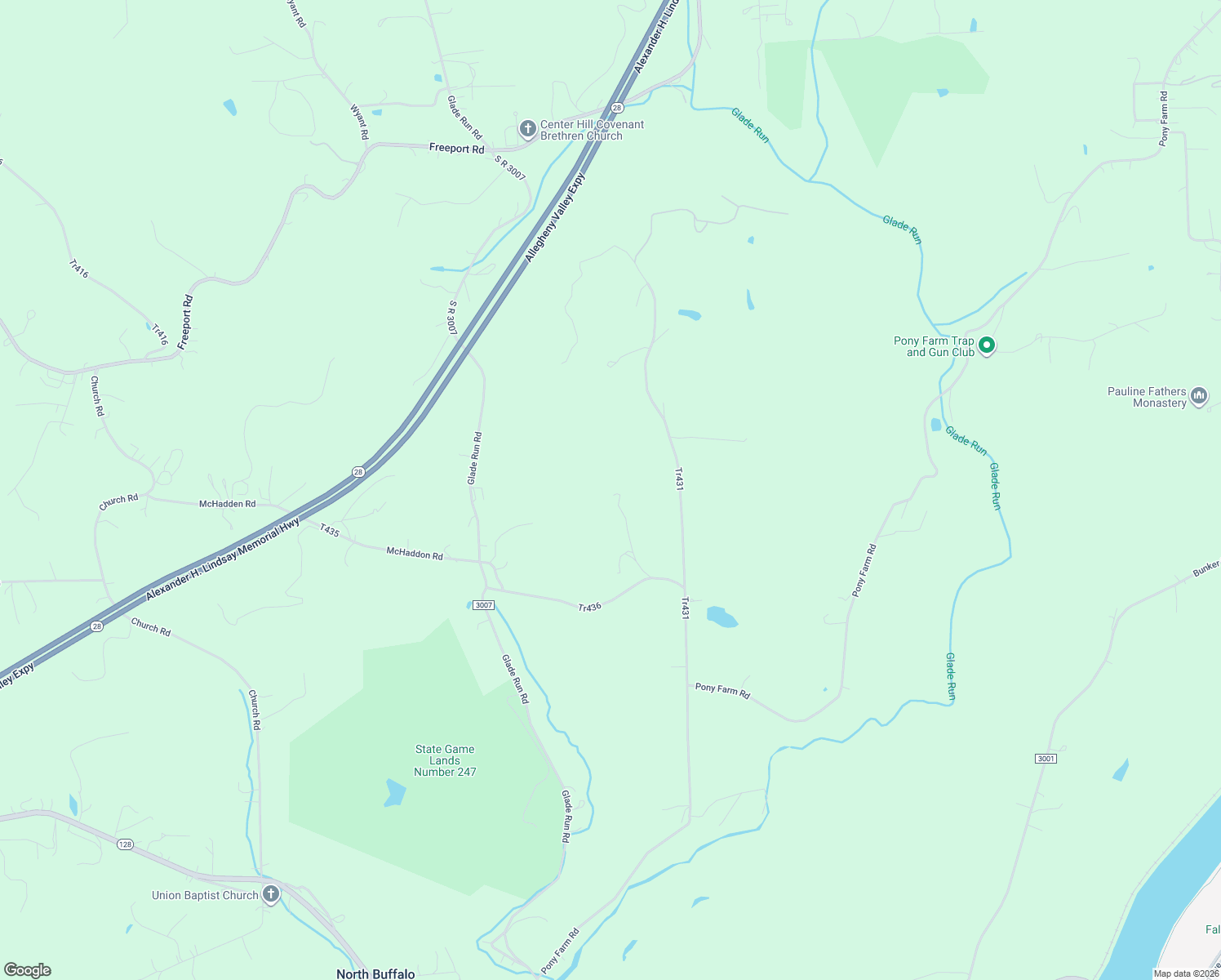 map of restaurants, bars, coffee shops, grocery stores, and more near 137 Tr431 in Kittanning