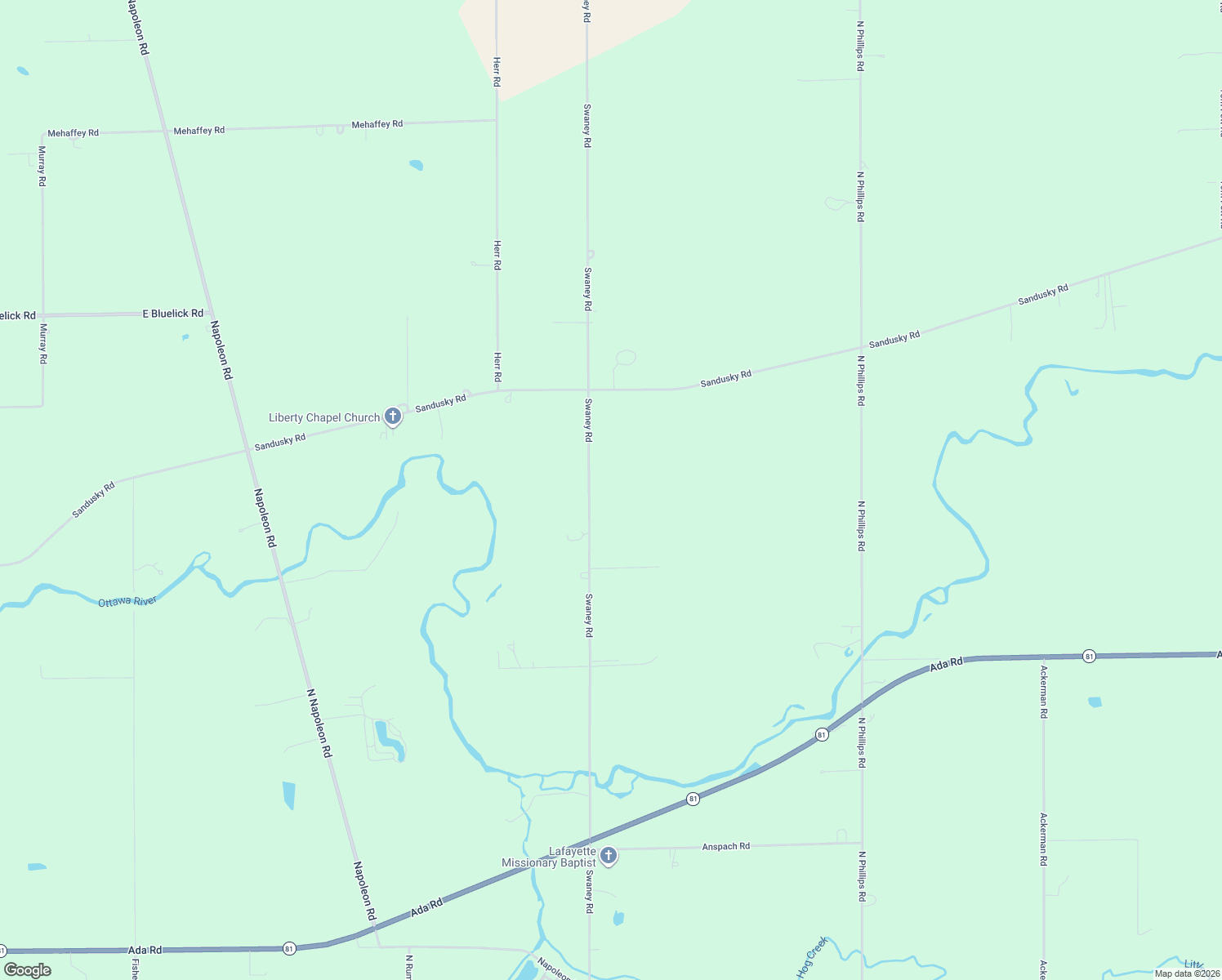 map of restaurants, bars, coffee shops, grocery stores, and more near 2968 Swaney Rd in Harrod