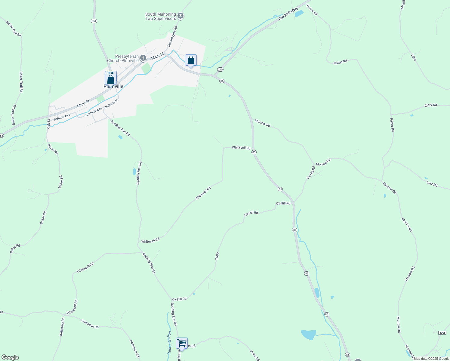 map of restaurants, bars, coffee shops, grocery stores, and more near 1850 Whitesell Road in Home