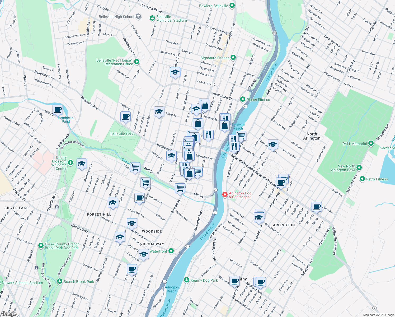 27 Valley Street, Belleville NJ Walk Score