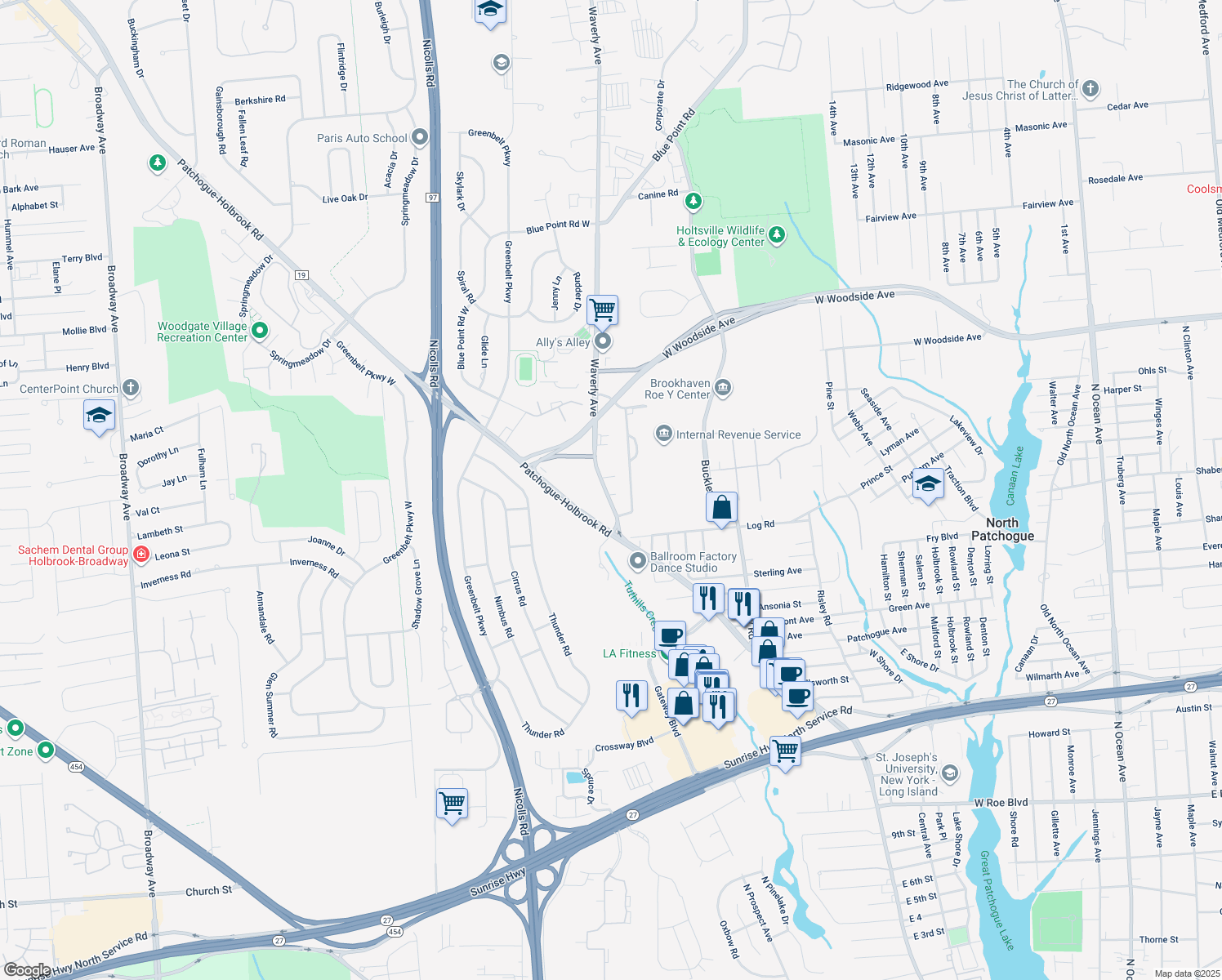 Waverly Avenue, Holtsville NY Walk Score