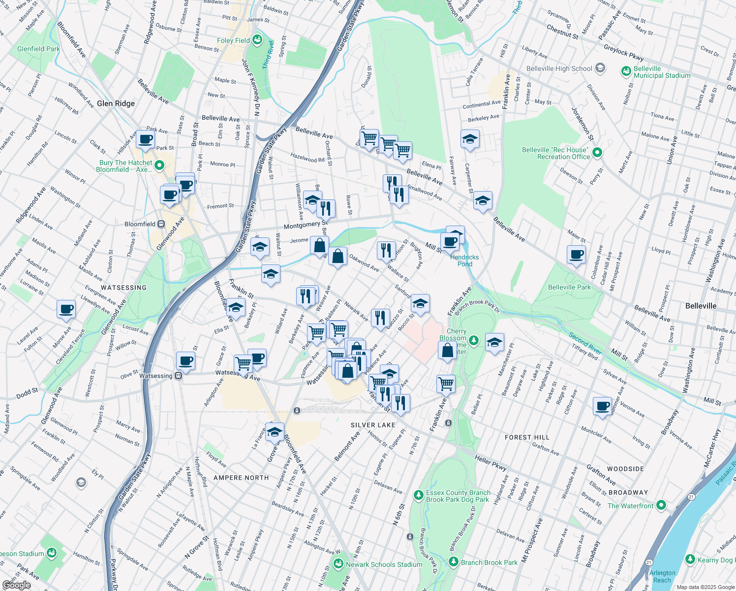 183 Harrison Street, Belleville NJ Walk Score