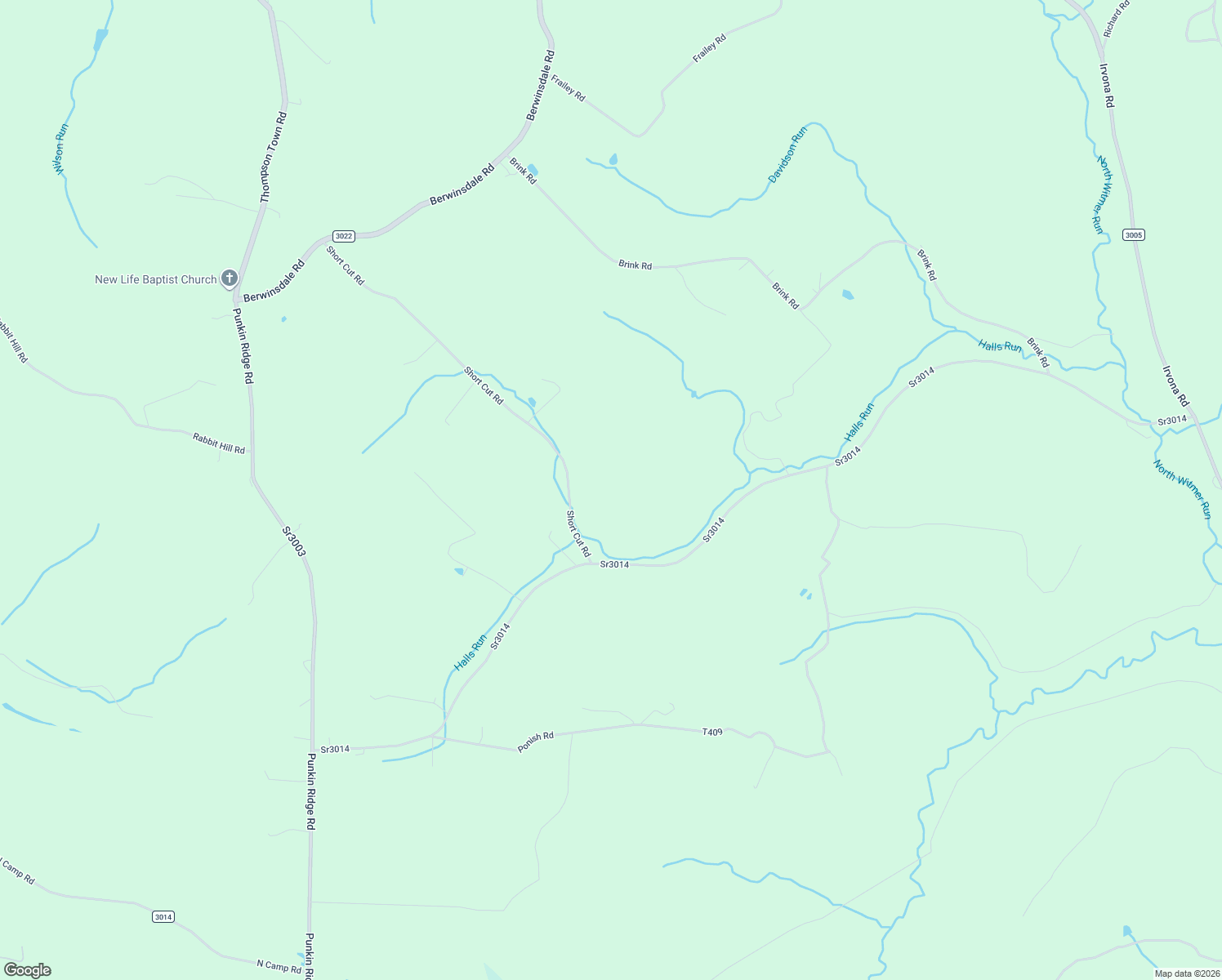 map of restaurants, bars, coffee shops, grocery stores, and more near in Irvona
