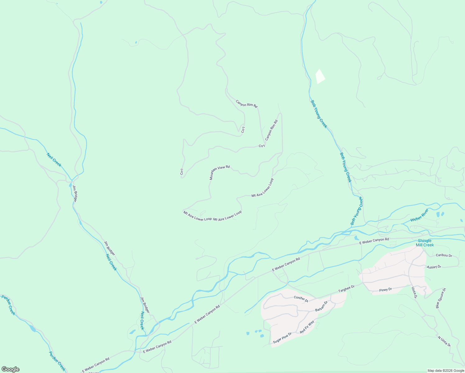 map of restaurants, bars, coffee shops, grocery stores, and more near Mount Aire Lower Loop in Kamas
