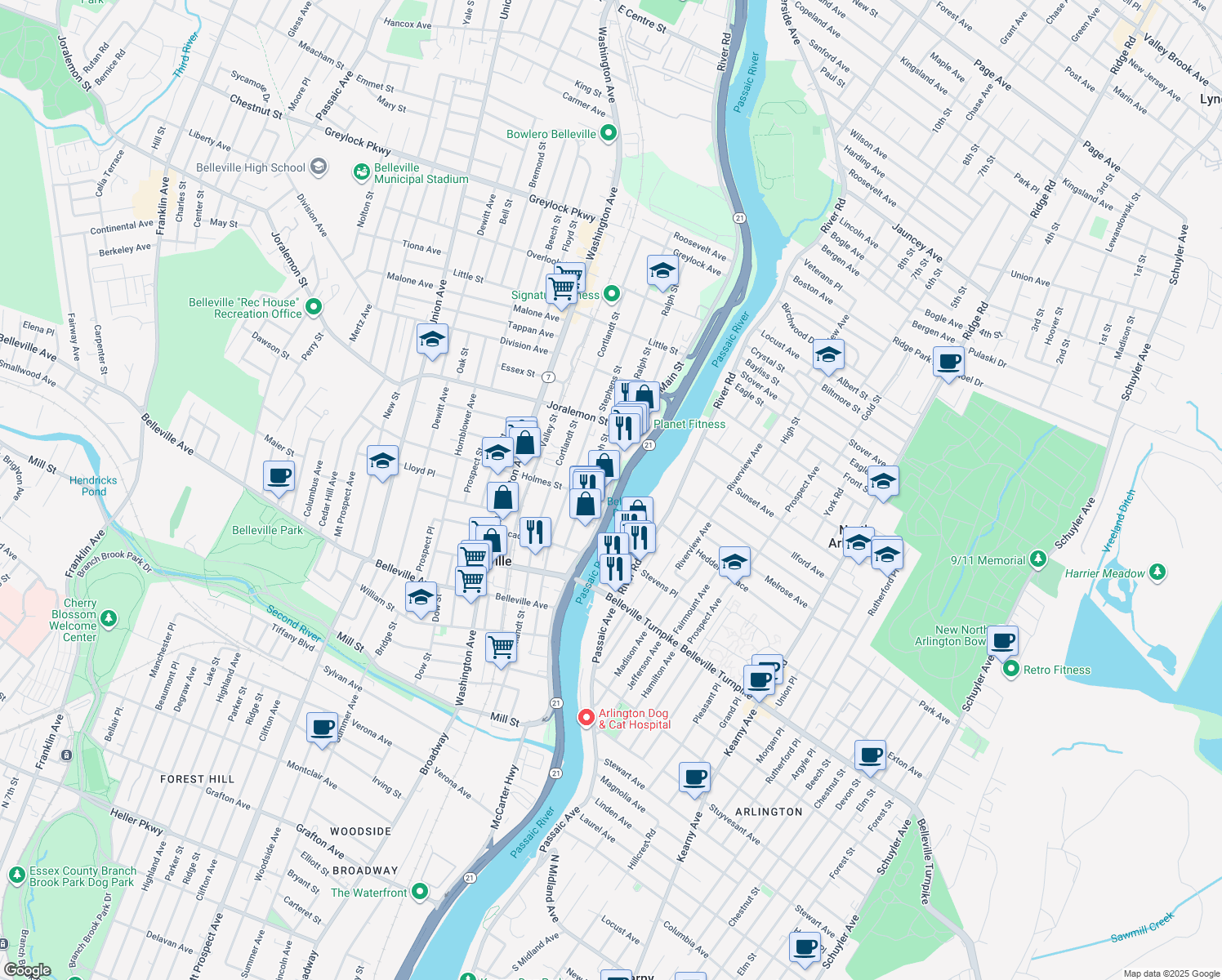 293 Main Street, Belleville NJ Walk Score