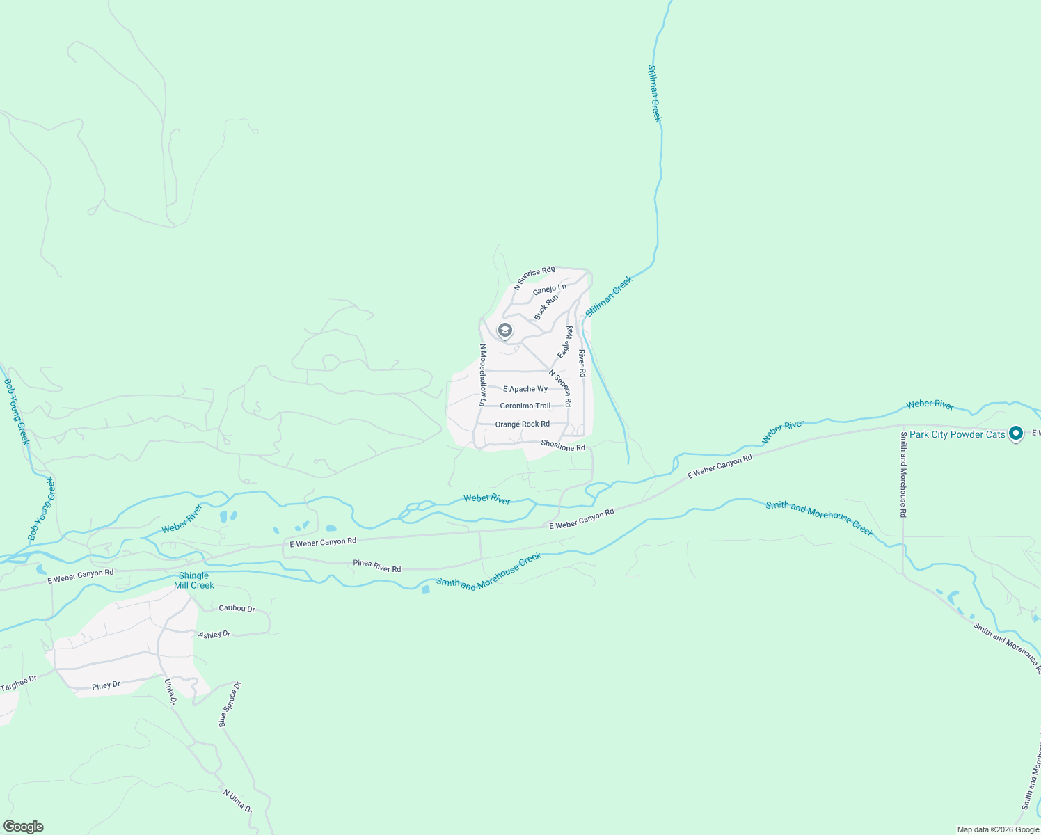 map of restaurants, bars, coffee shops, grocery stores, and more near Orange Rock Road in Oakley