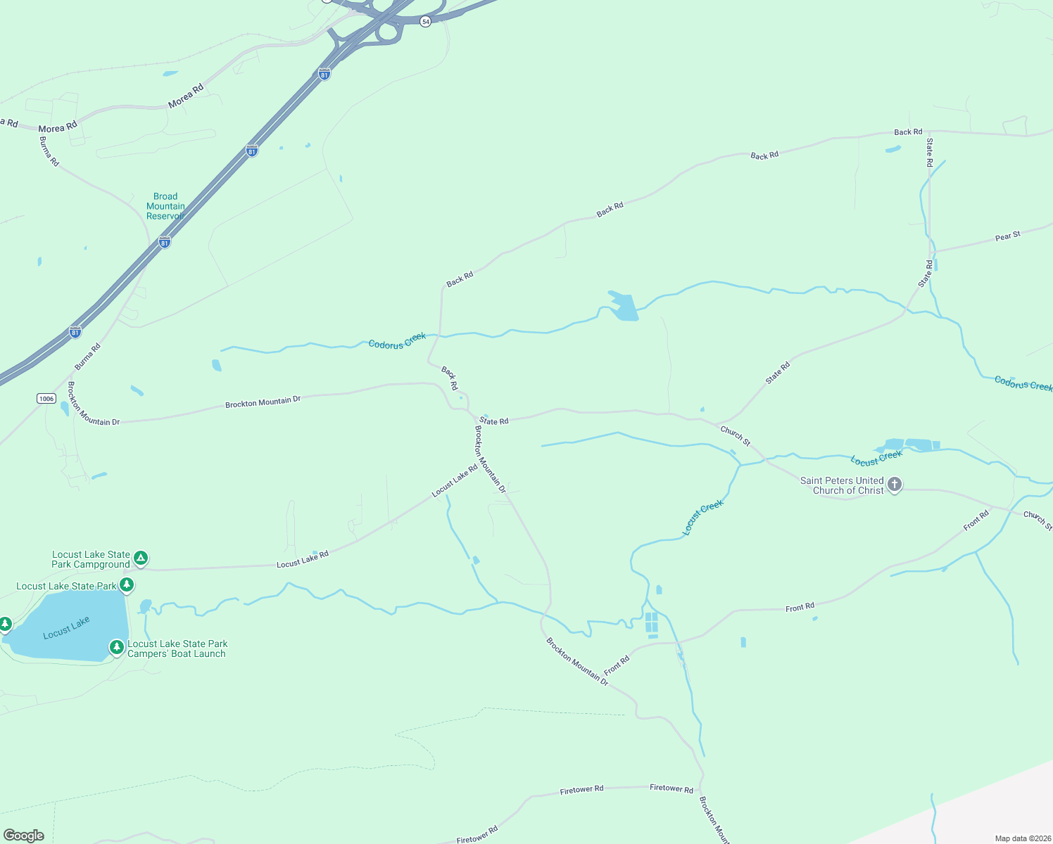 map of restaurants, bars, coffee shops, grocery stores, and more near 38 State Road in Schuylkill County