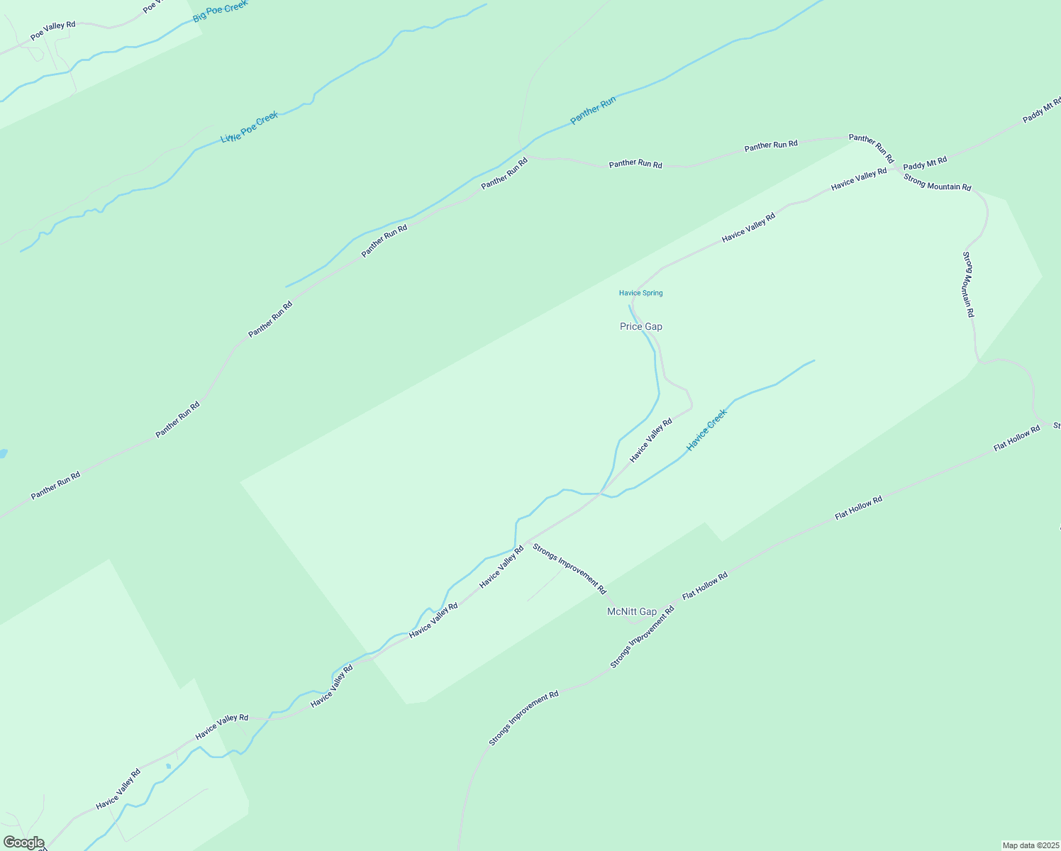 map of restaurants, bars, coffee shops, grocery stores, and more near 2095 Havice Valley Road in Milroy