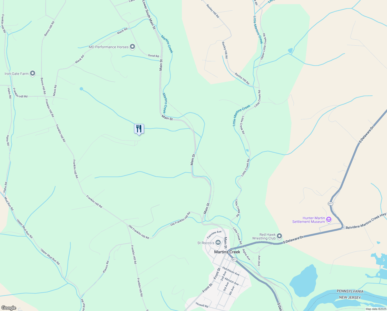 map of restaurants, bars, coffee shops, grocery stores, and more near Main Street in Bangor