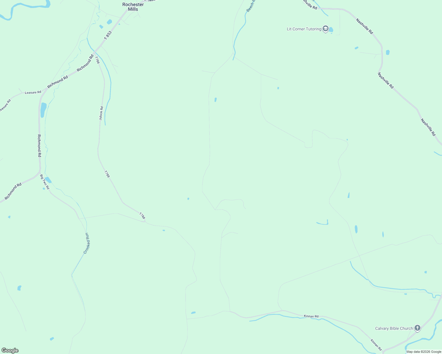 map of restaurants, bars, coffee shops, grocery stores, and more near 1497 Brickell Road in Glen Campbell