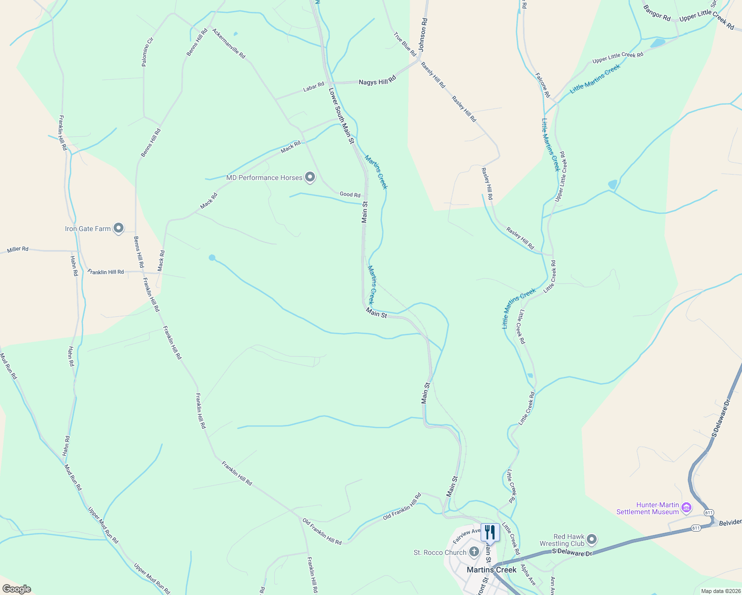 map of restaurants, bars, coffee shops, grocery stores, and more near 7945 Main Street in Bangor