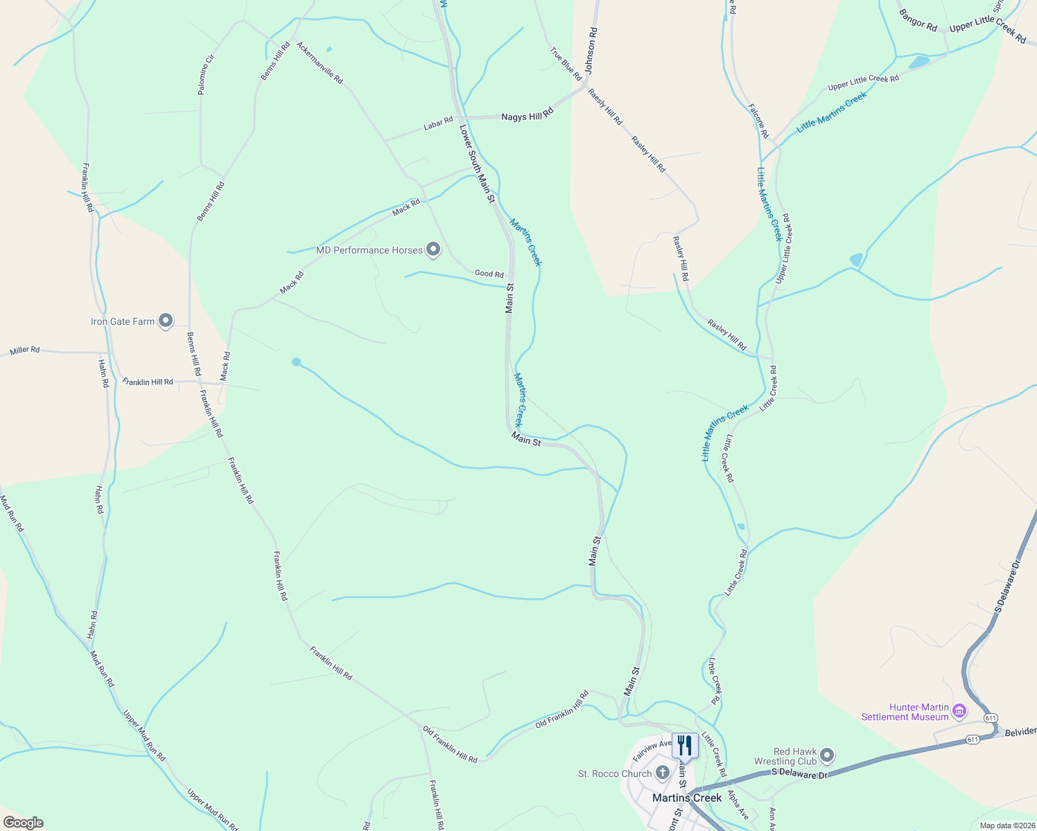 map of restaurants, bars, coffee shops, grocery stores, and more near 7945 Main Street in Bangor