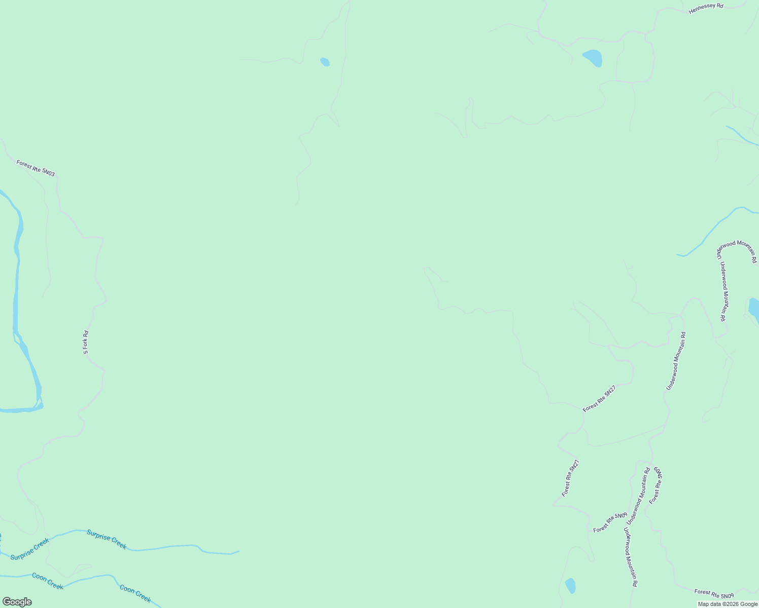 map of restaurants, bars, coffee shops, grocery stores, and more near 1780 McDonald Creek Road in Burnt Ranch