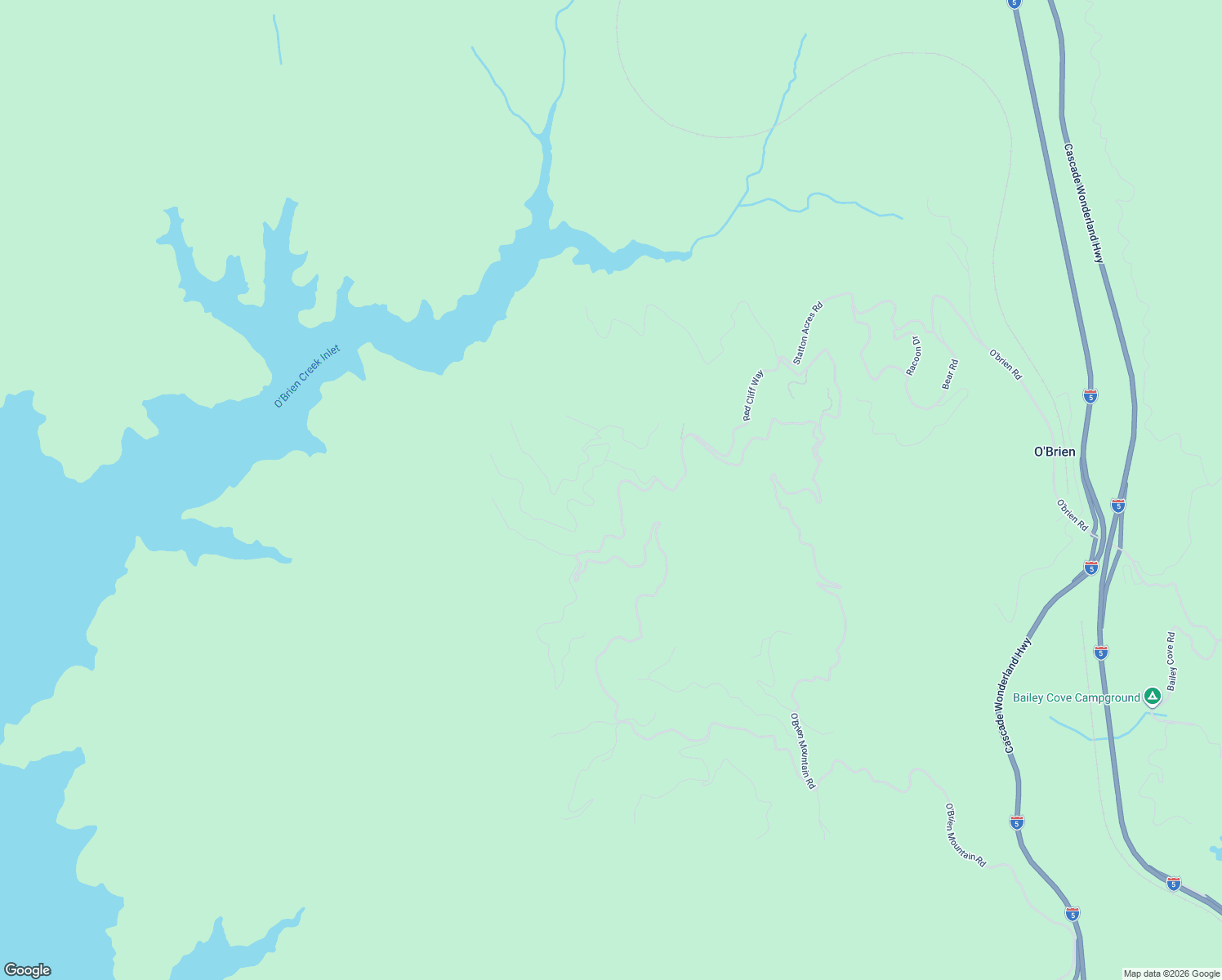map of restaurants, bars, coffee shops, grocery stores, and more near 18016 Red Cliff Way in Lakehead