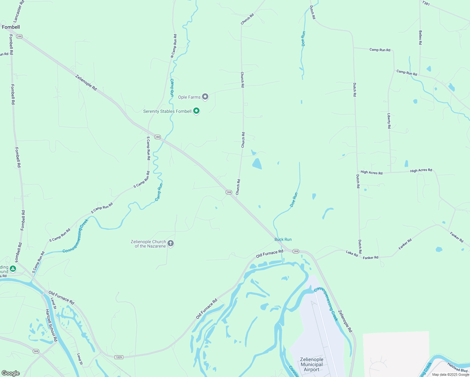 map of restaurants, bars, coffee shops, grocery stores, and more near 113 Church Road in Fombell