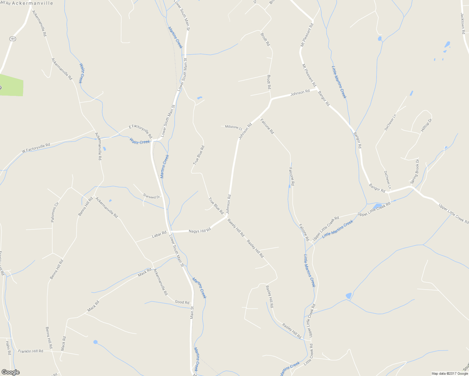map of restaurants, bars, coffee shops, grocery stores, and more near 85 Johnson Road in Bangor