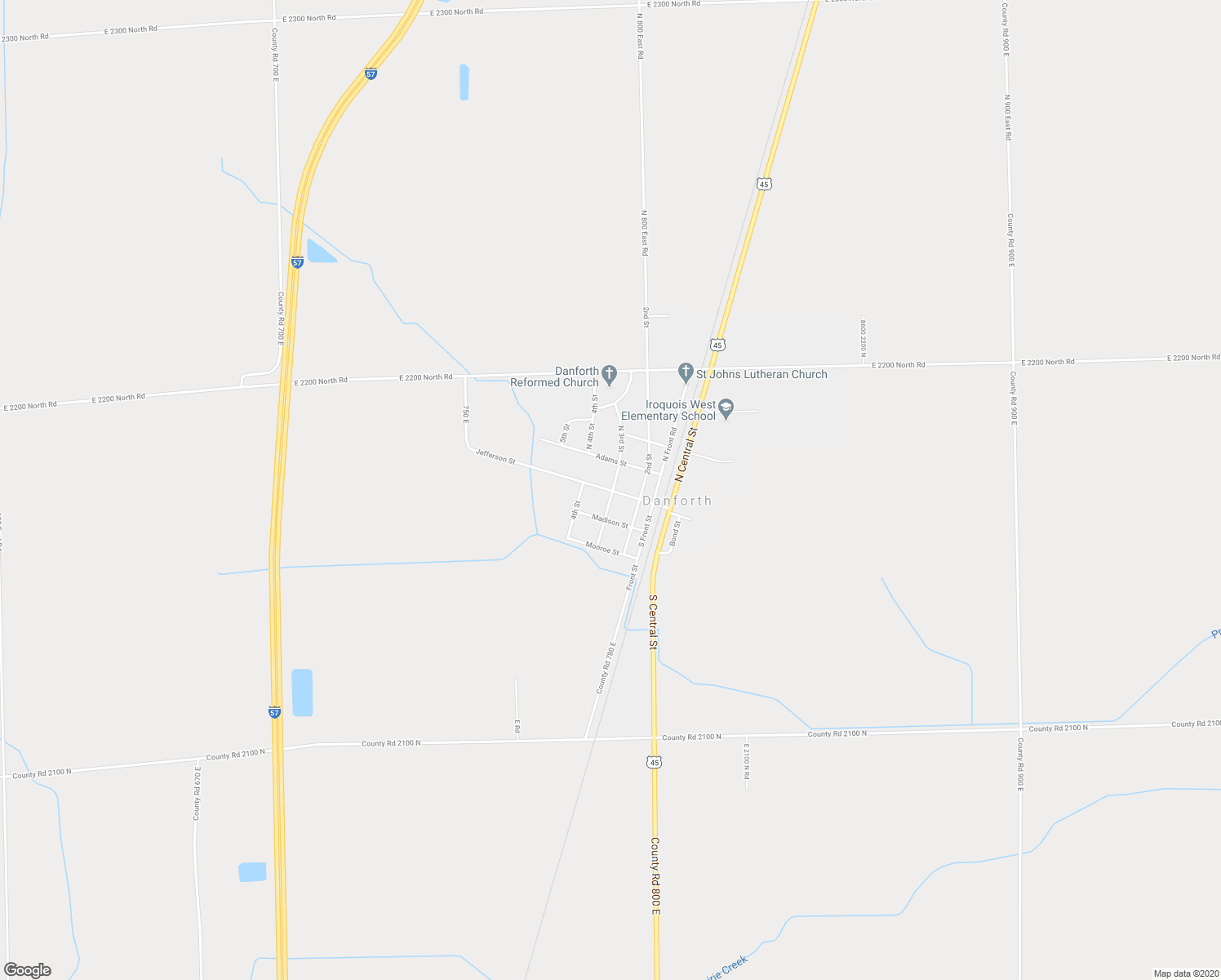 map of restaurants, bars, coffee shops, grocery stores, and more near 308 Jefferson Street in Danforth