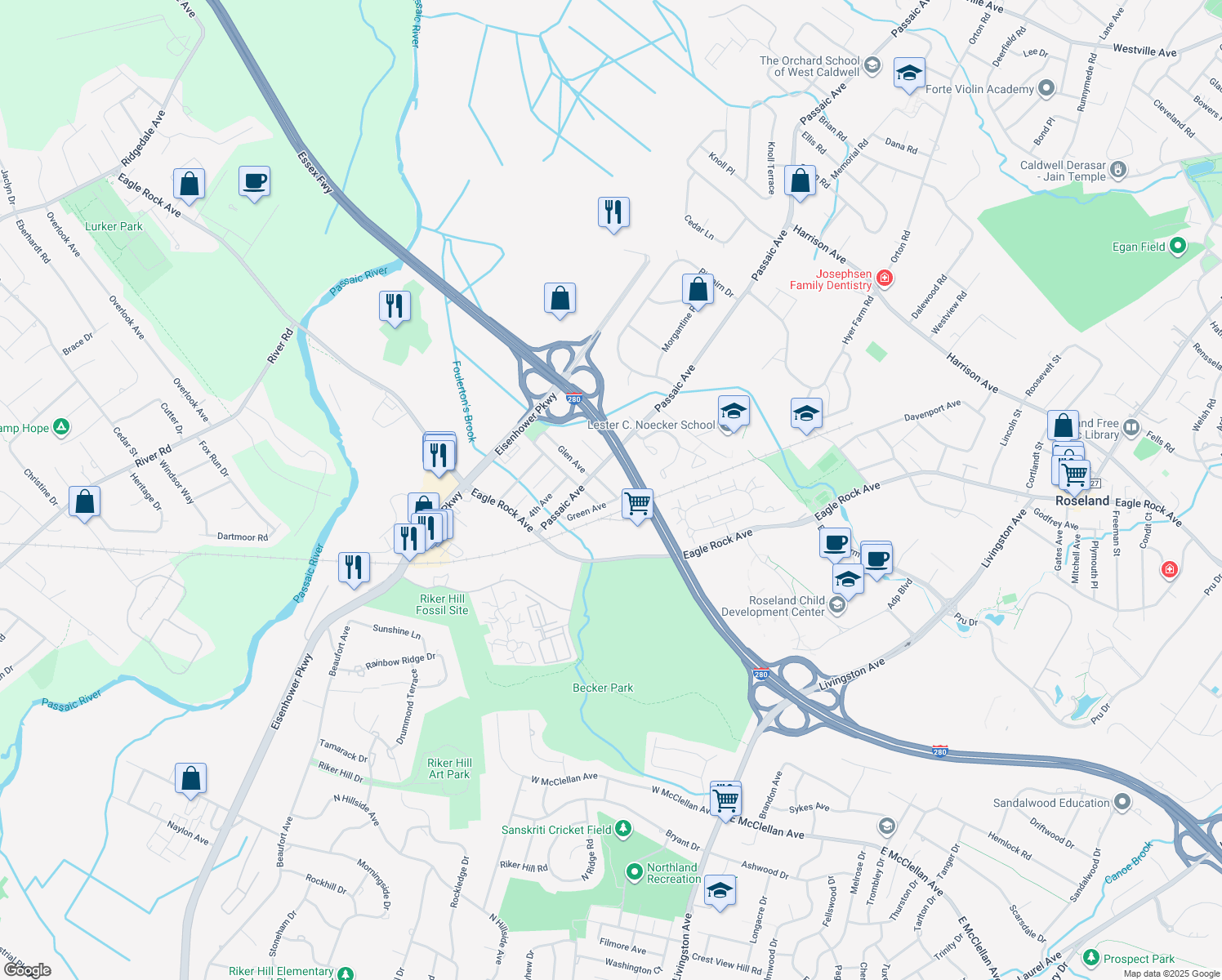 4 Roseland Place, Roseland NJ Walk Score