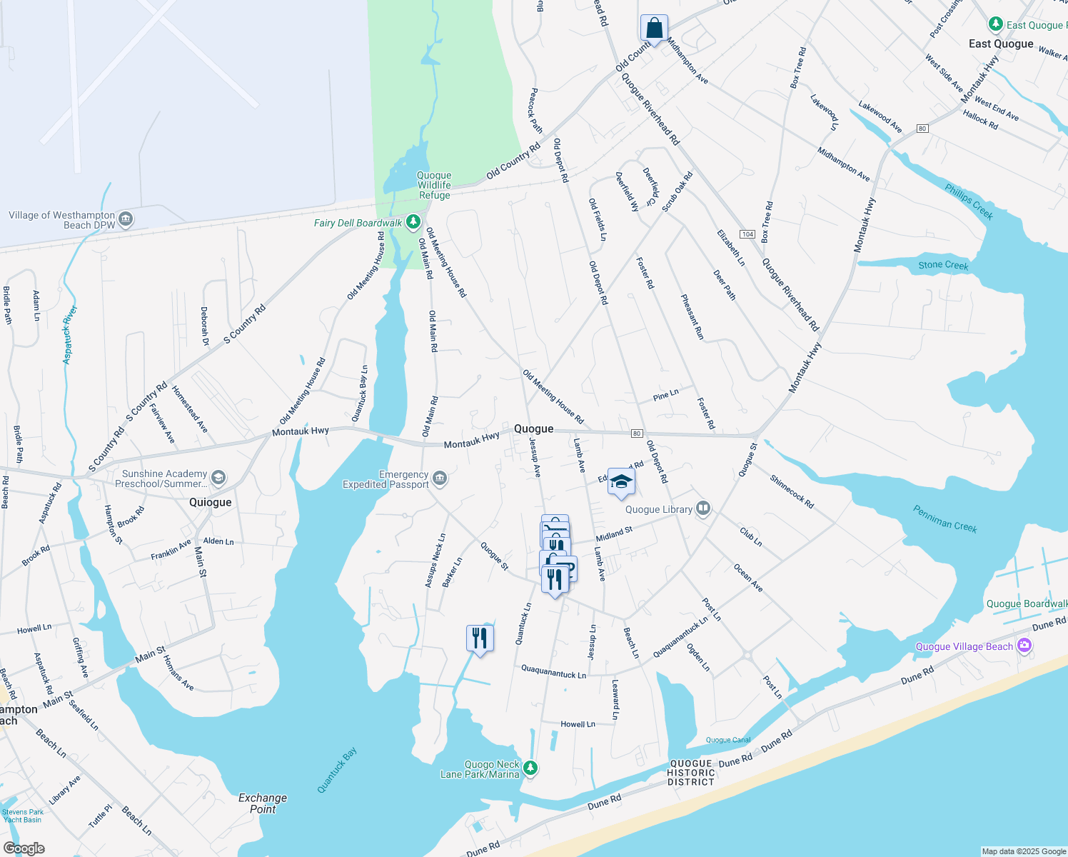 Quogue NY Walk Score