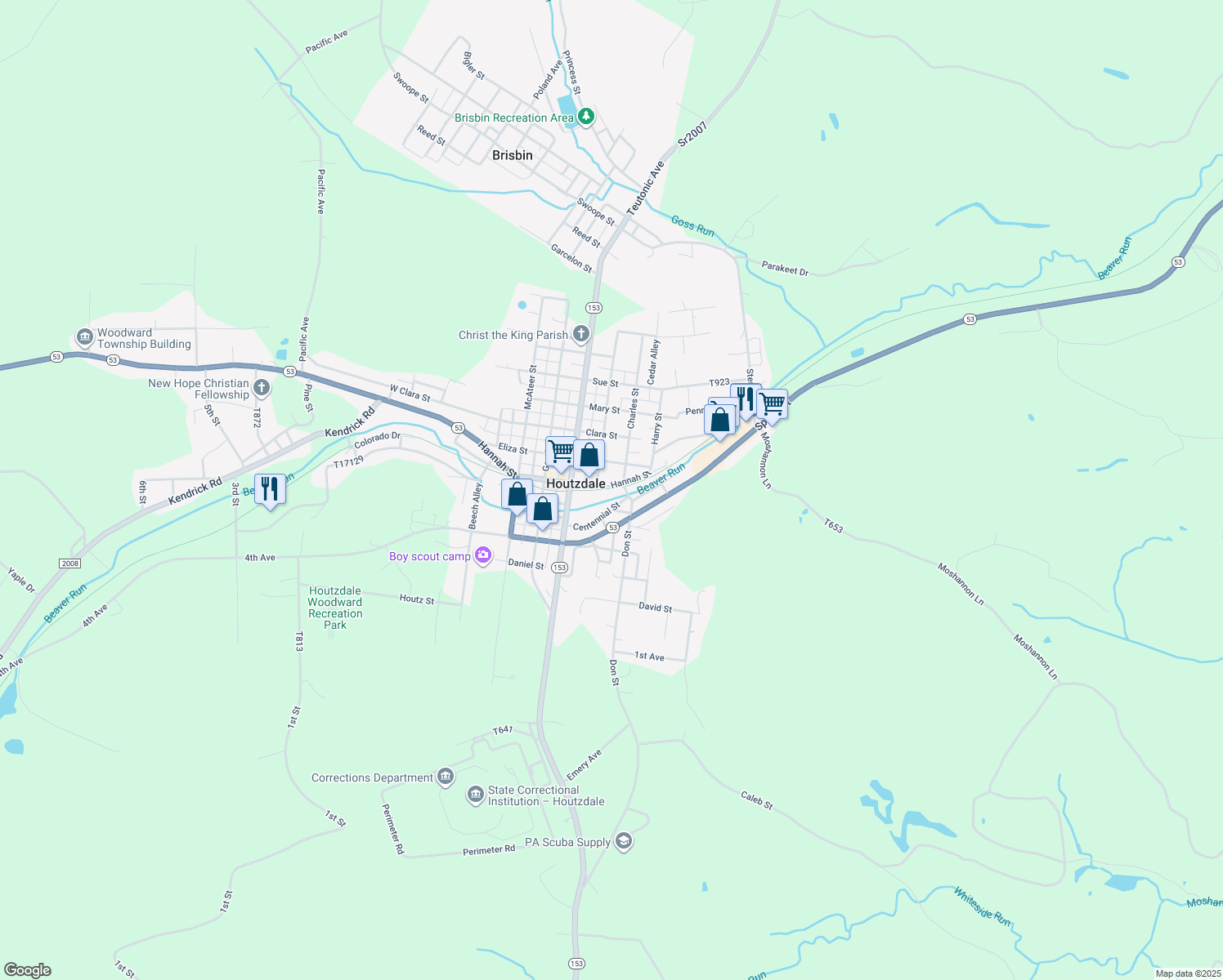 Houtzdale Line Trail, Houtzdale PA Walk Score
