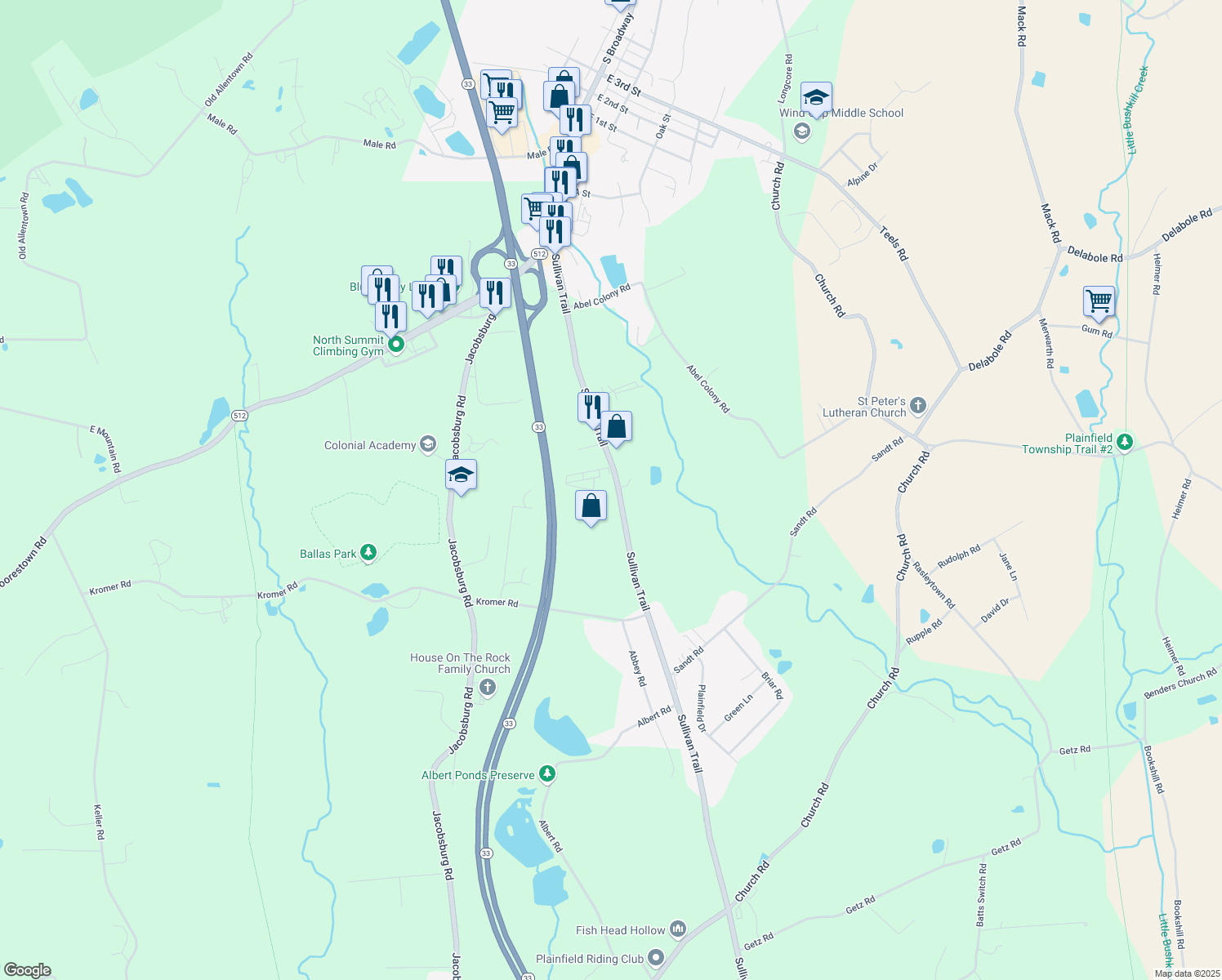 6555 Sullivan Trail, Pen Argyl PA Walk Score