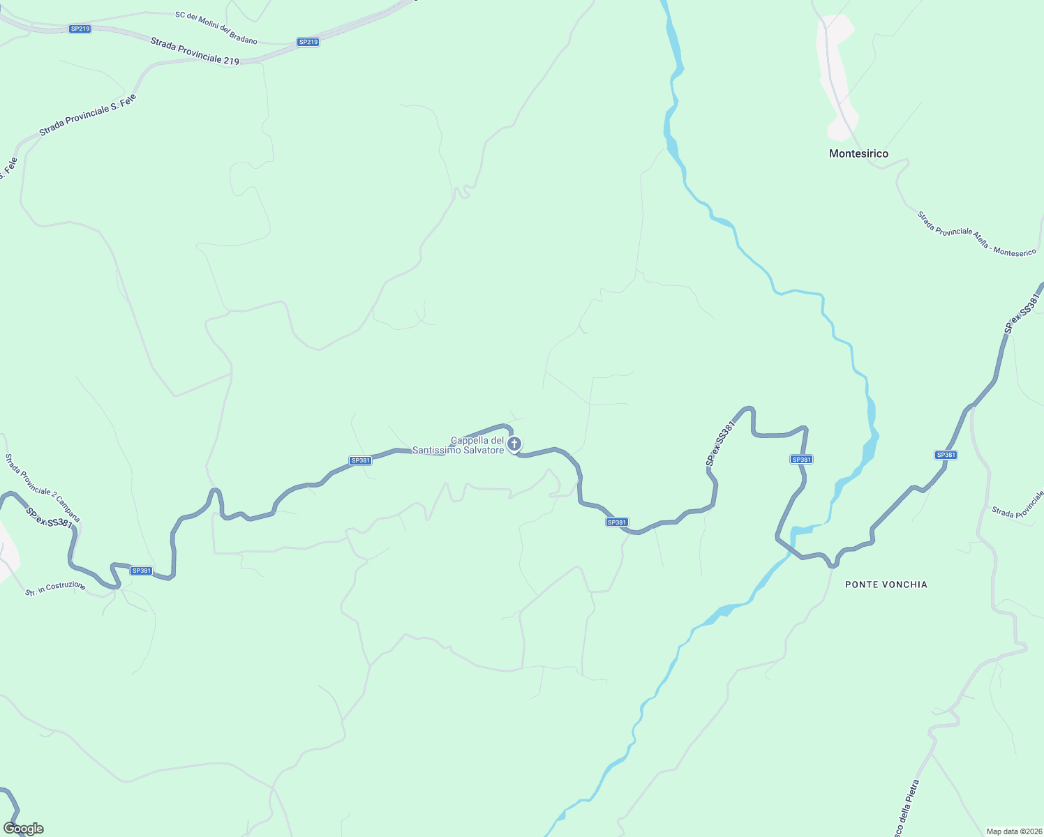 map of restaurants, bars, coffee shops, grocery stores, and more near Strada Provinciale ex SS 381 in Potenza