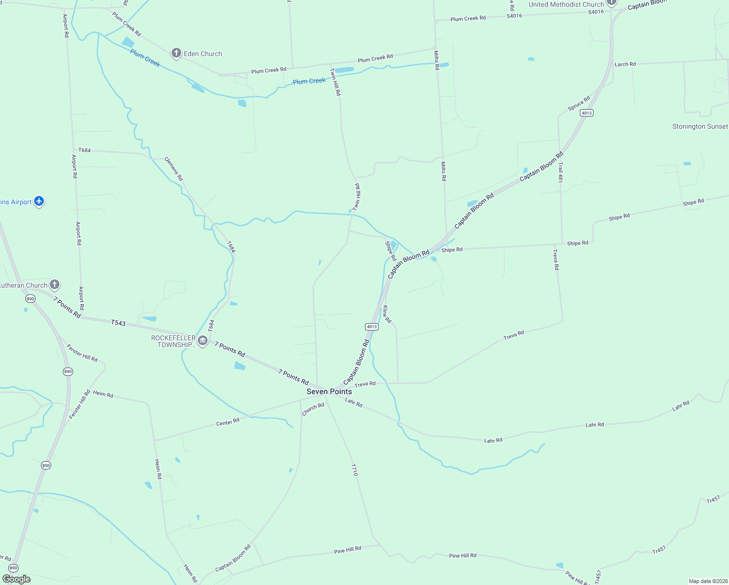 map of restaurants, bars, coffee shops, grocery stores, and more near 1429 Captain Bloom Road in Sunbury