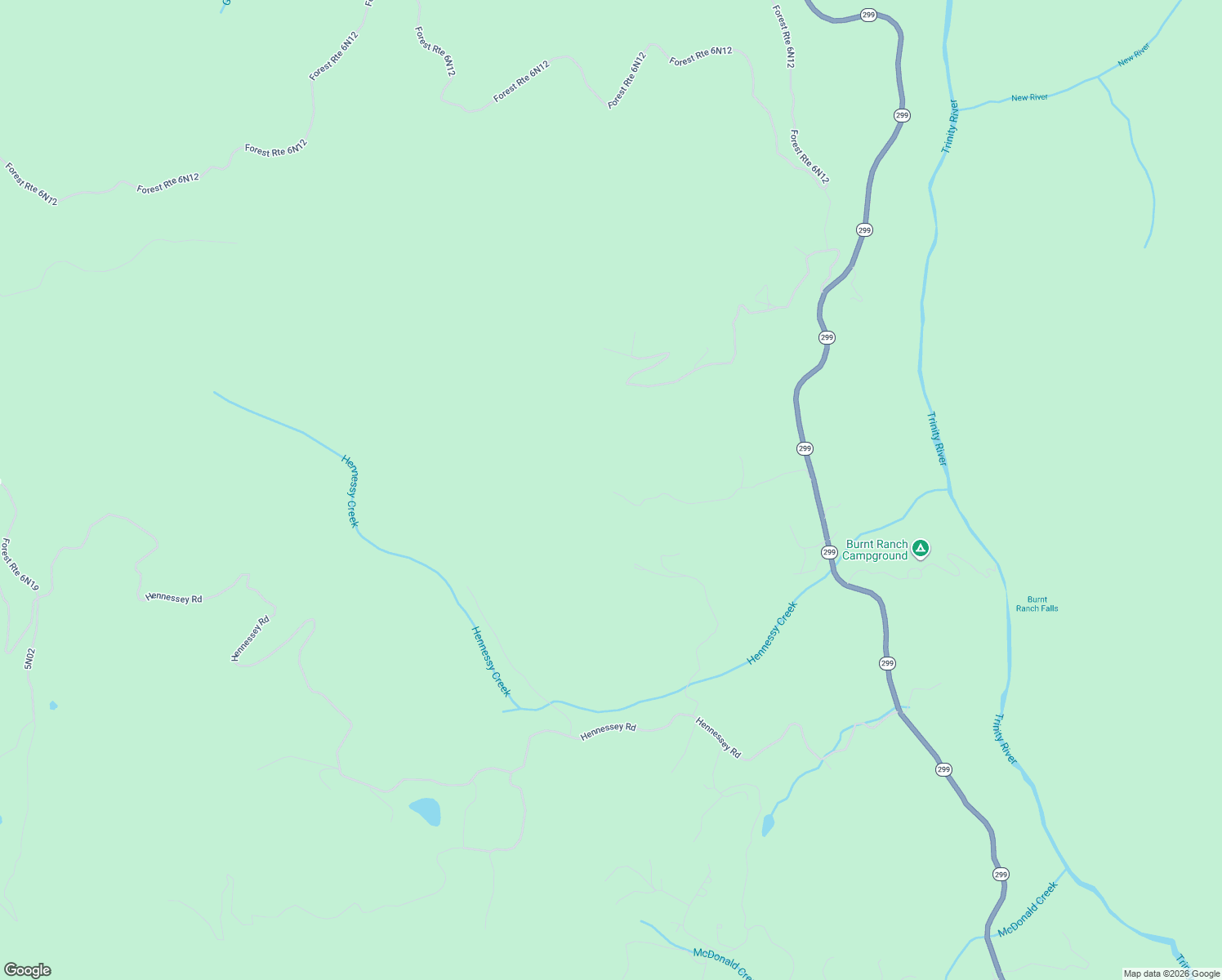 map of restaurants, bars, coffee shops, grocery stores, and more near 871 Dennis Boulevard in Burnt Ranch