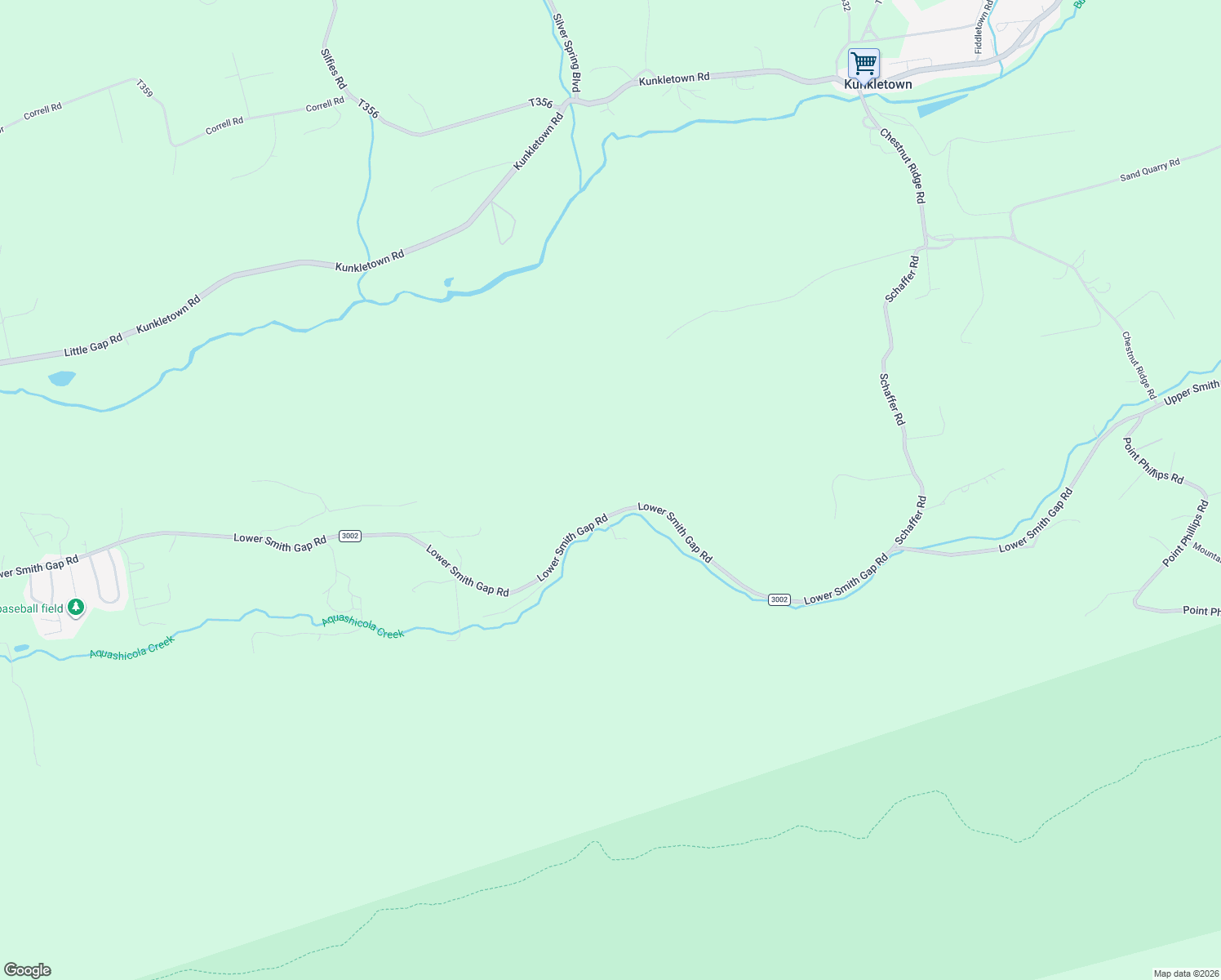 map of restaurants, bars, coffee shops, grocery stores, and more near 1280-2022 Lower Smith Gap Road in Kunkletown