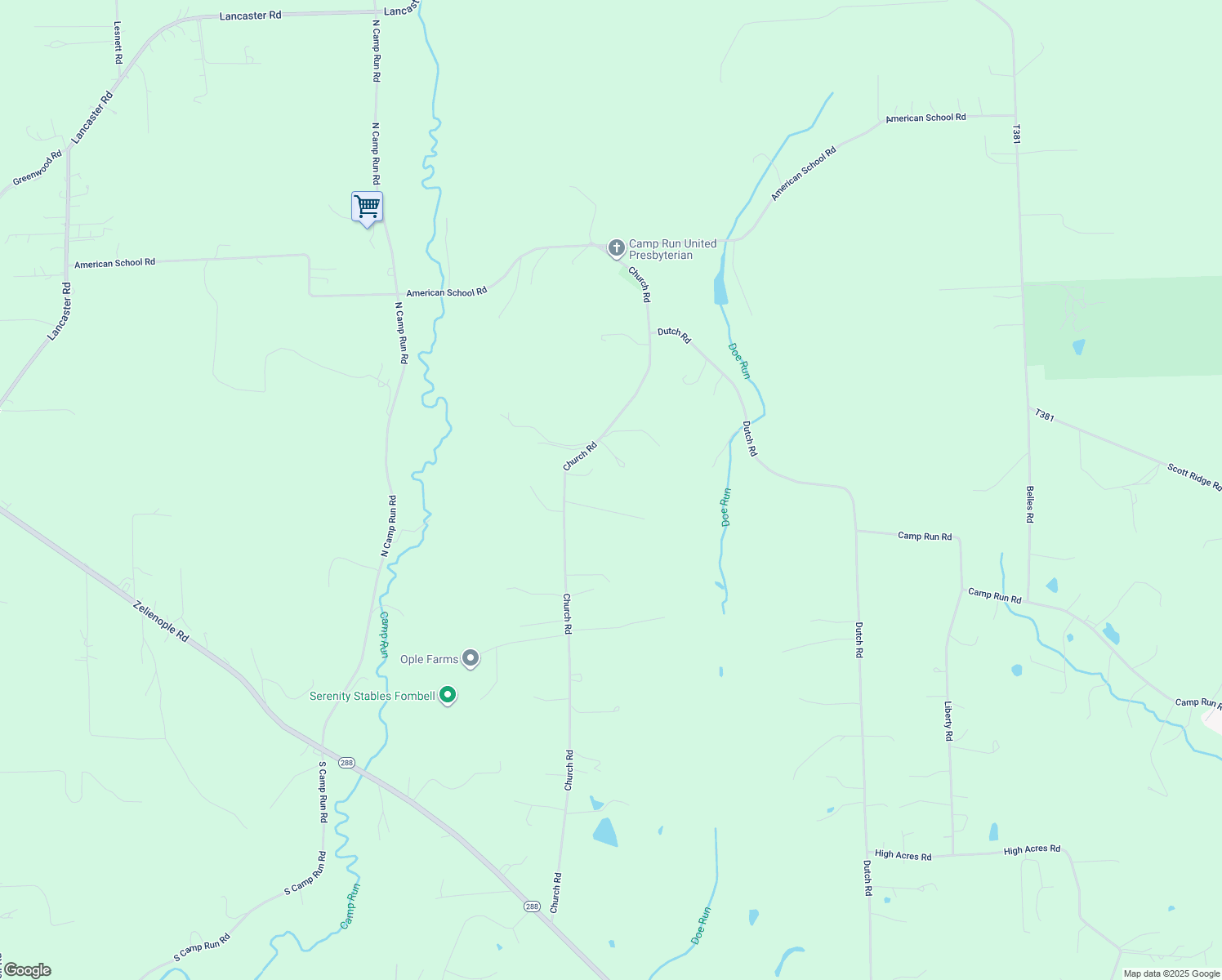 340 Church Road, Fombell PA Walk Score