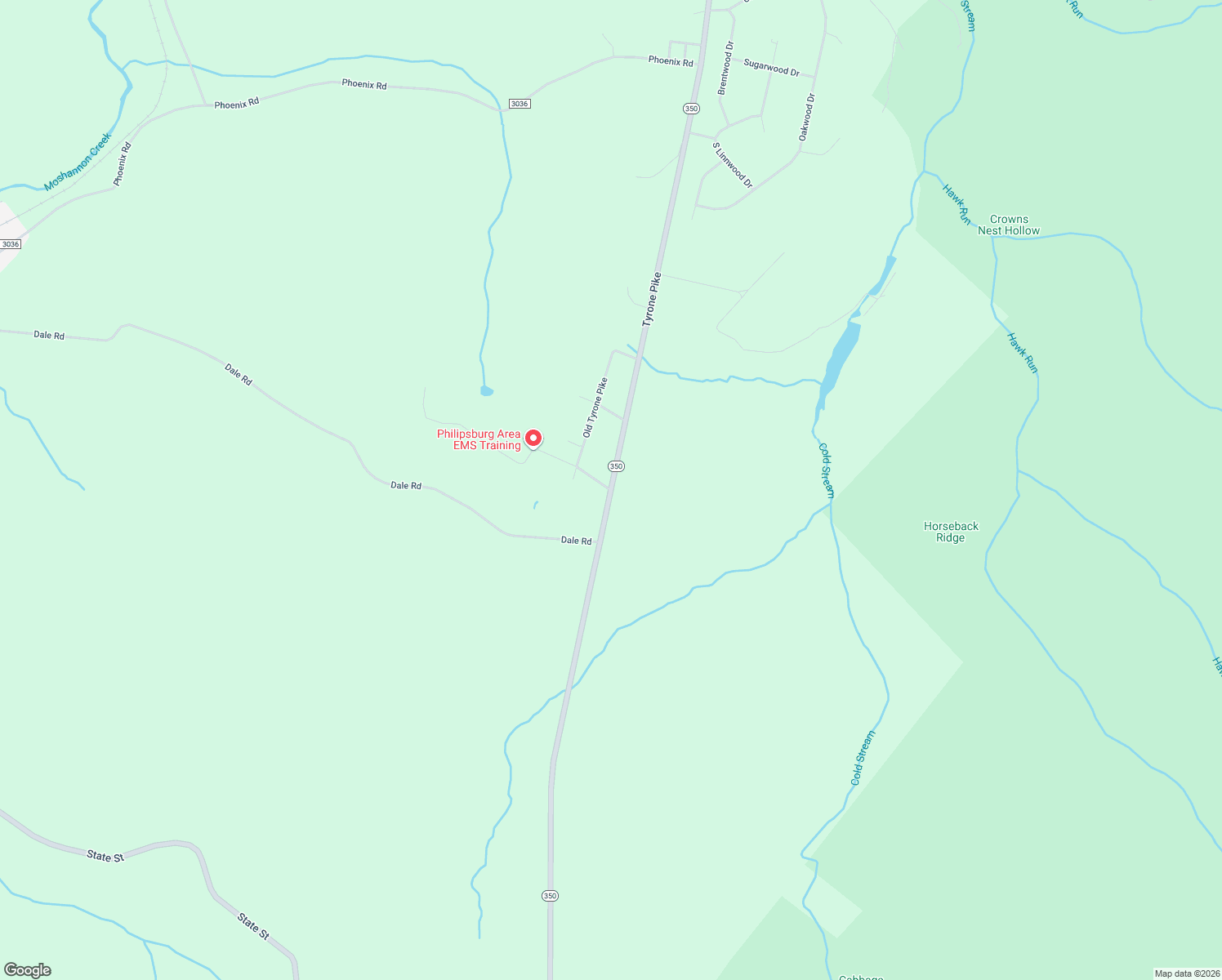 map of restaurants, bars, coffee shops, grocery stores, and more near South Centre Street in Philipsburg