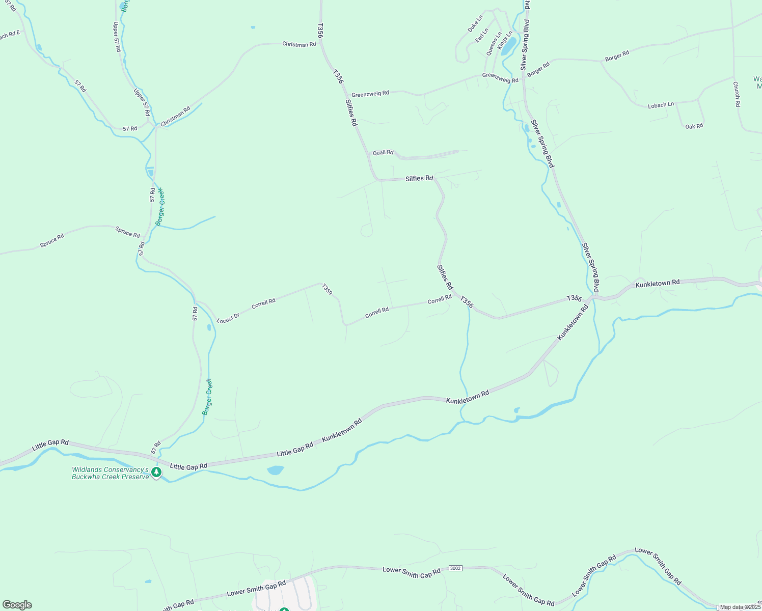 map of restaurants, bars, coffee shops, grocery stores, and more near 672 Mountain View Drive in Kunkletown