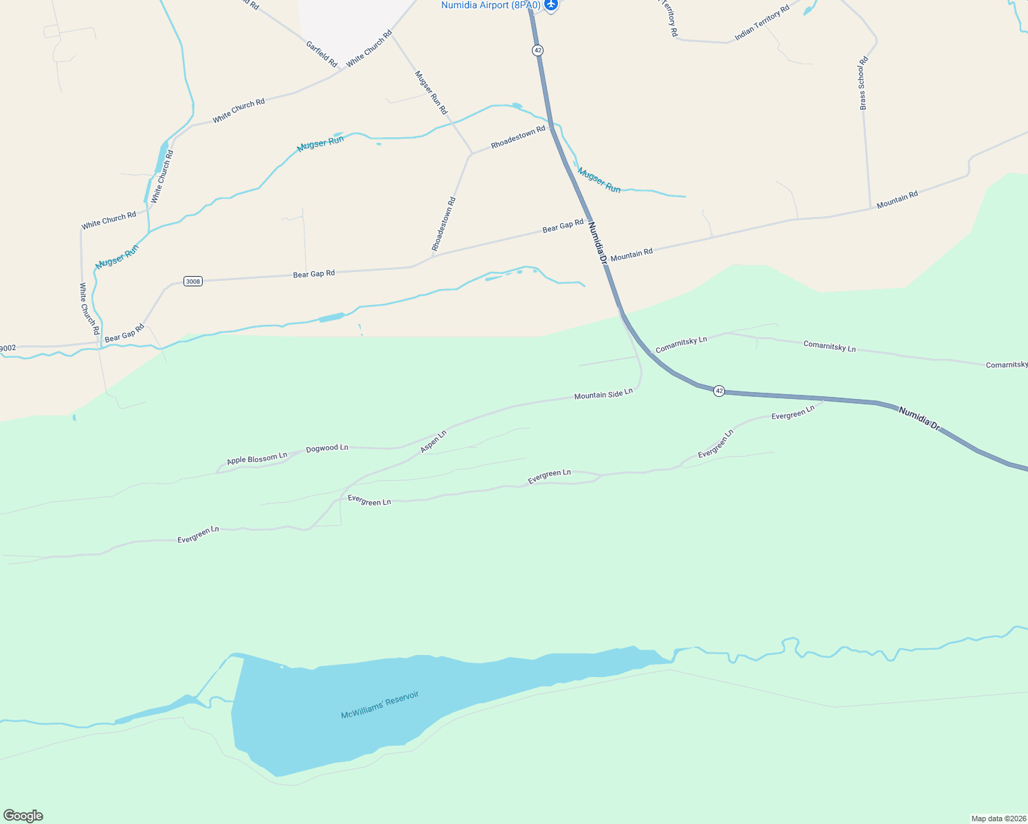 map of restaurants, bars, coffee shops, grocery stores, and more near Mystic Mountain Pvt Dev in Catawissa
