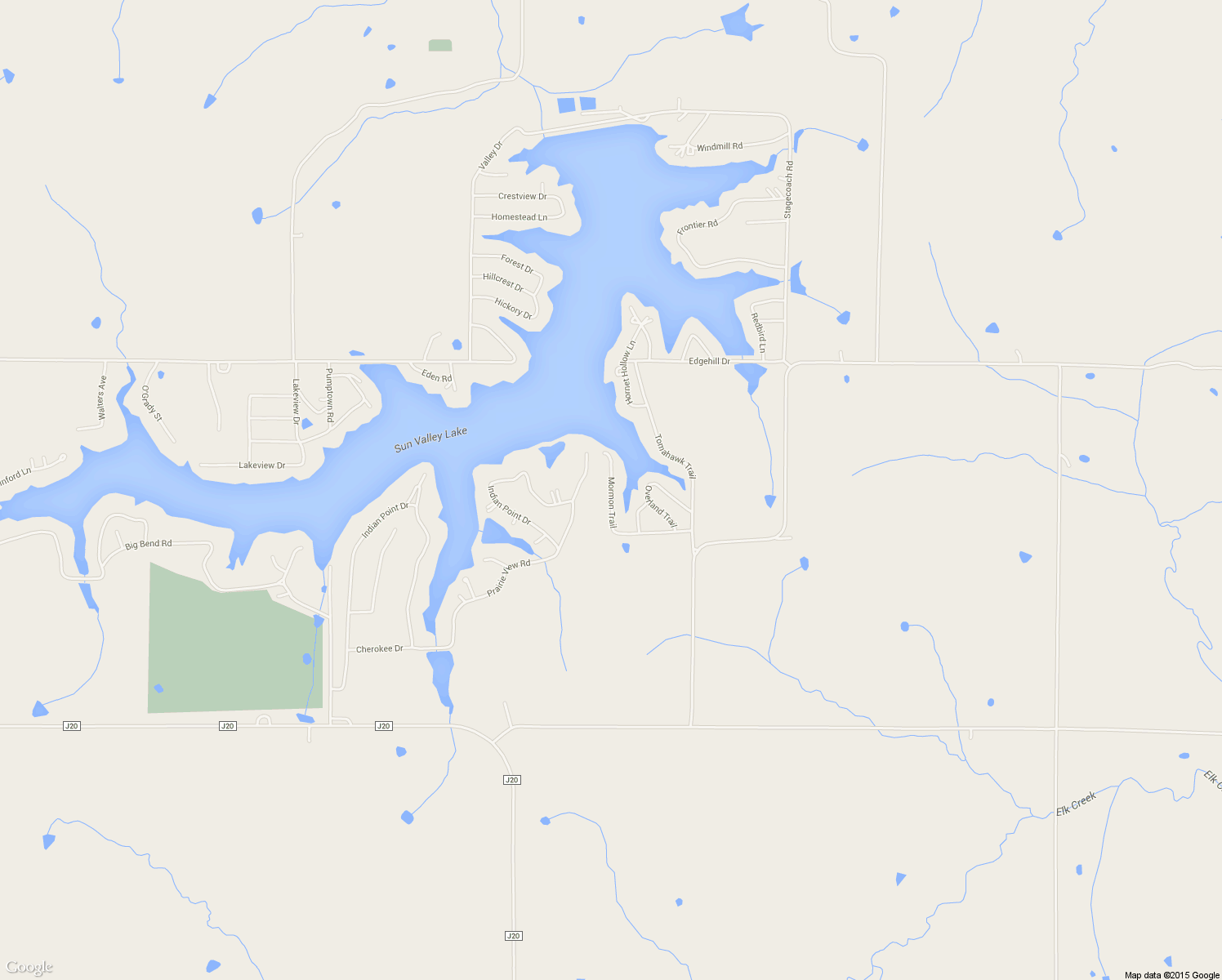 map of restaurants, bars, coffee shops, grocery stores, and more near 599 Mormon Trail in Ellston