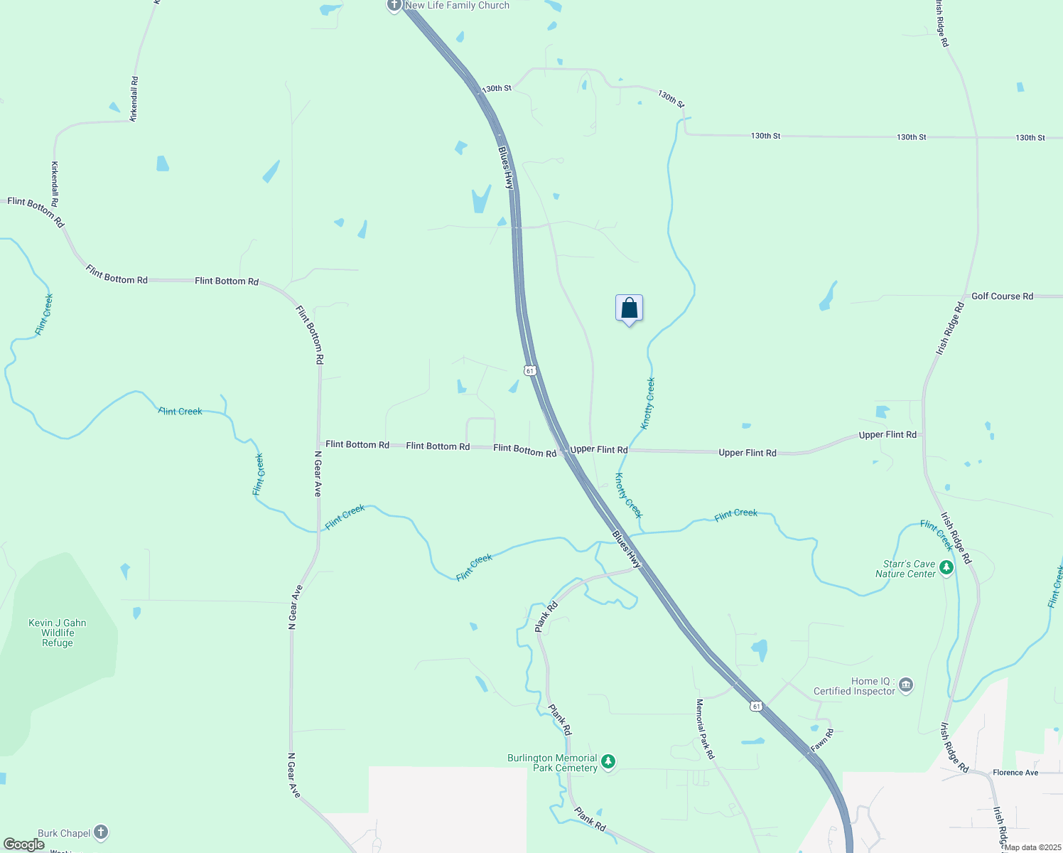 map of restaurants, bars, coffee shops, grocery stores, and more near 12084 Flint Bottom Road in Burlington