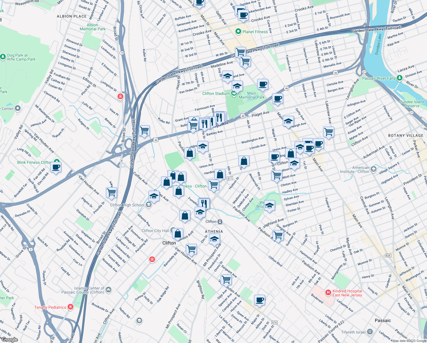 20 7th Street, Clifton NJ Walk Score