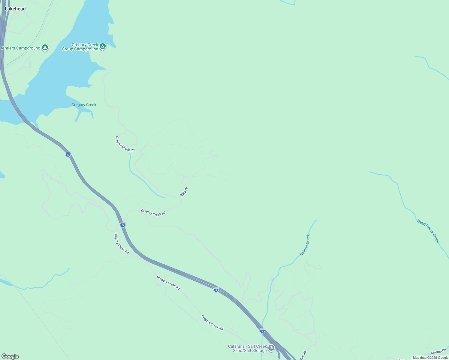 map of restaurants, bars, coffee shops, grocery stores, and more near 19001 Zola Drive in Shasta County