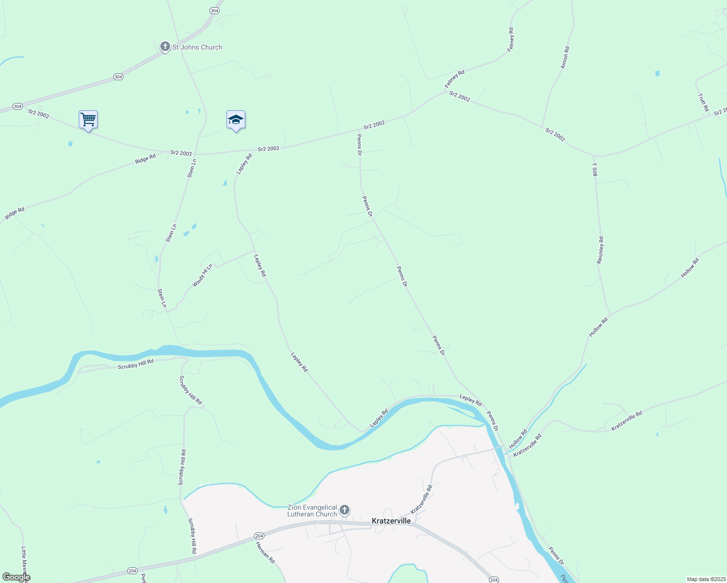 map of restaurants, bars, coffee shops, grocery stores, and more near 3819 Penns Drive in Winfield