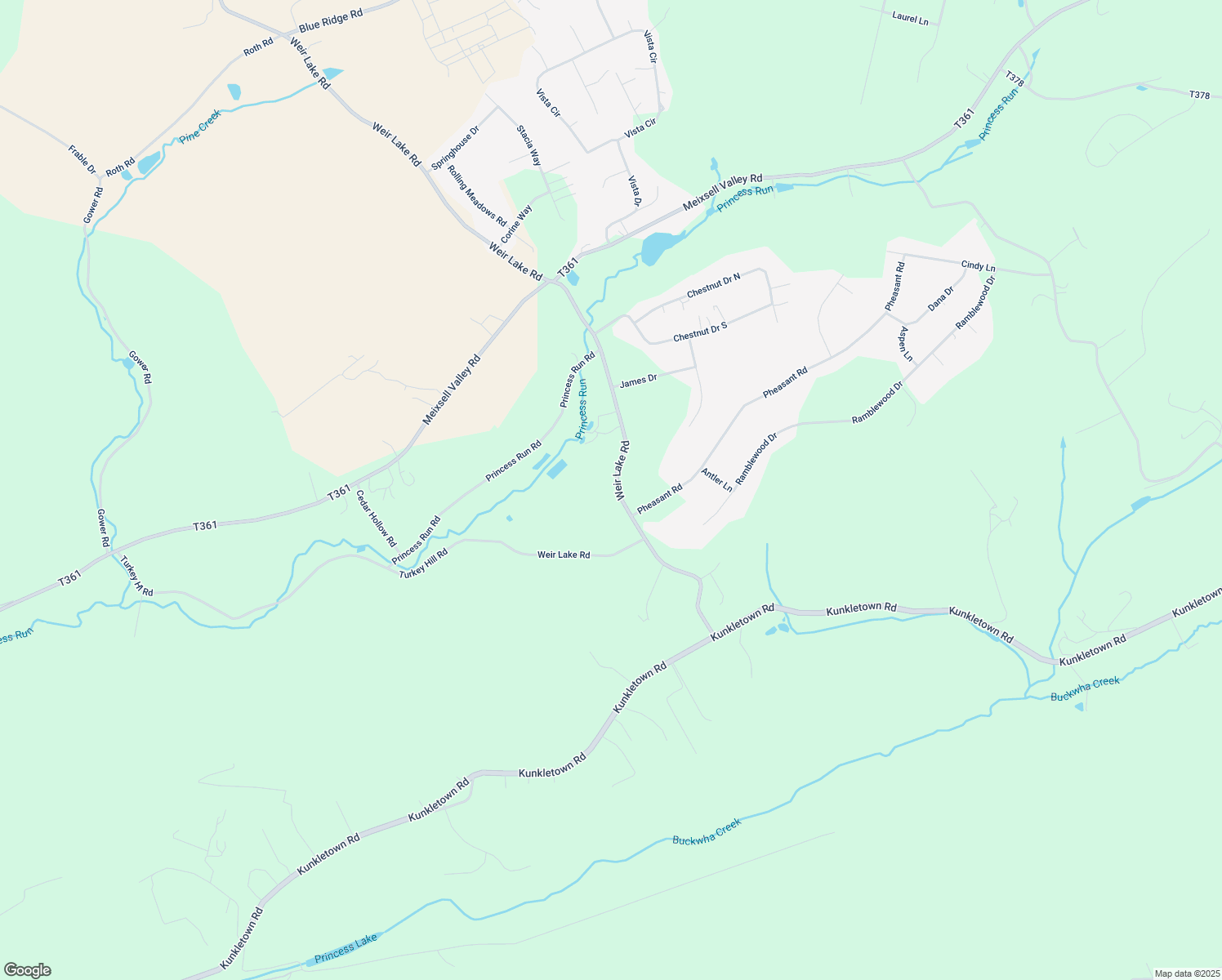map of restaurants, bars, coffee shops, grocery stores, and more near 213 Weir Lake Road in Saylorsburg