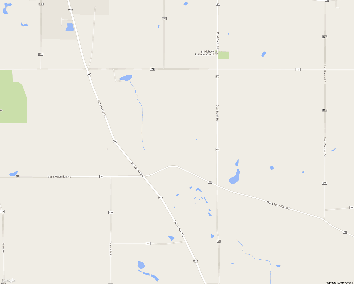 map of restaurants, bars, coffee shops, grocery stores, and more near 15090 Back Massillon Road in Orrville