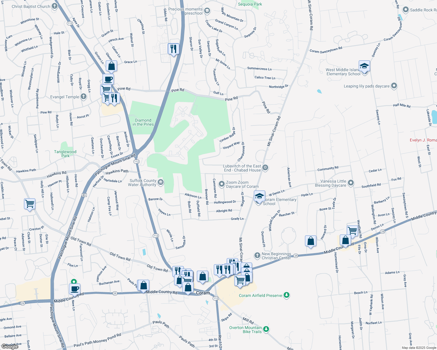 Old Town Road, Coram NY Walk Score