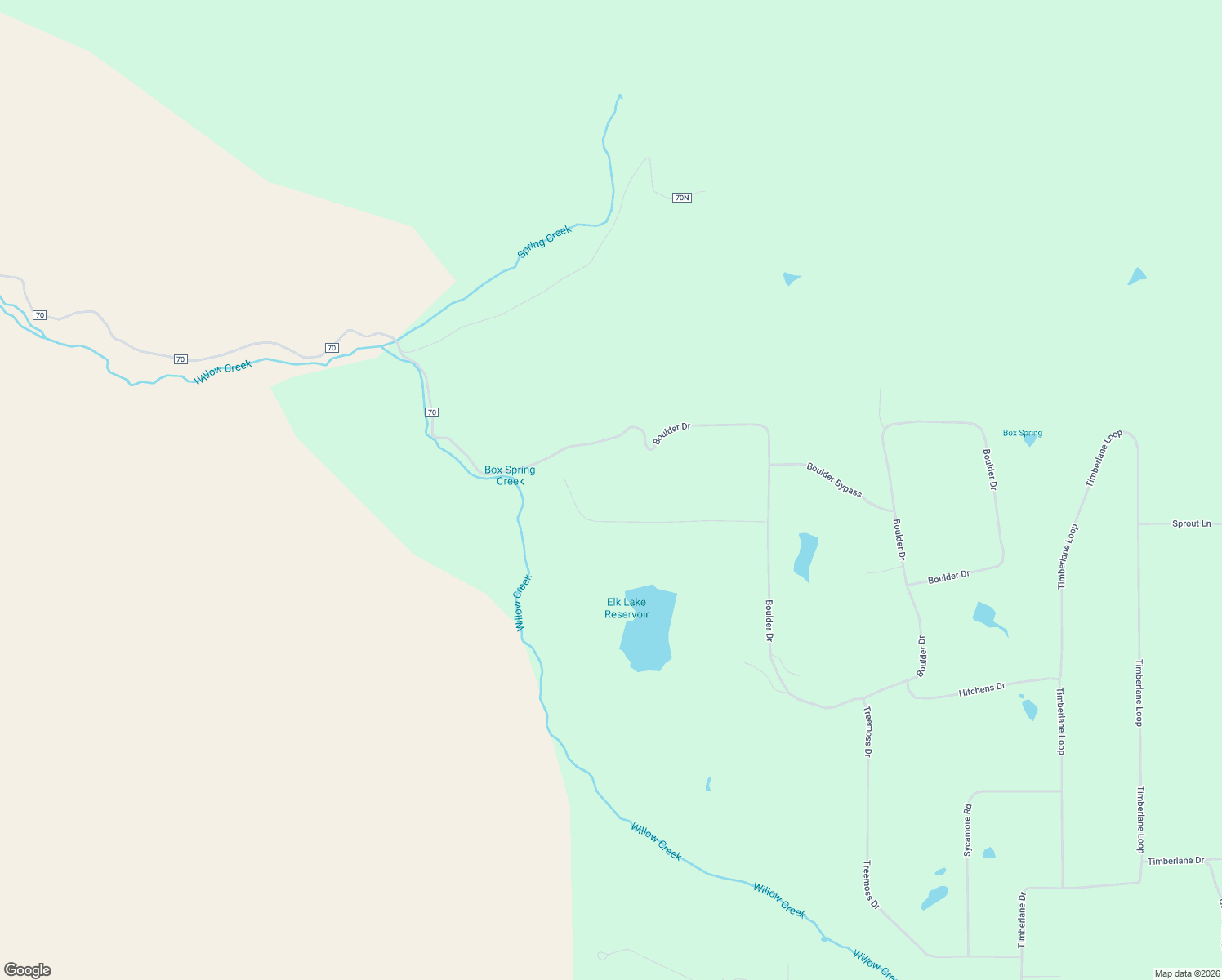 map of restaurants, bars, coffee shops, grocery stores, and more near 407 Little Willow Road in Craig