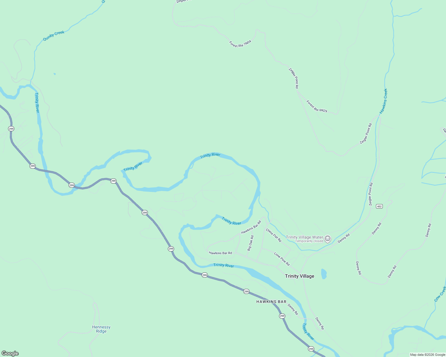 map of restaurants, bars, coffee shops, grocery stores, and more near Suzy Q Road in Trinity