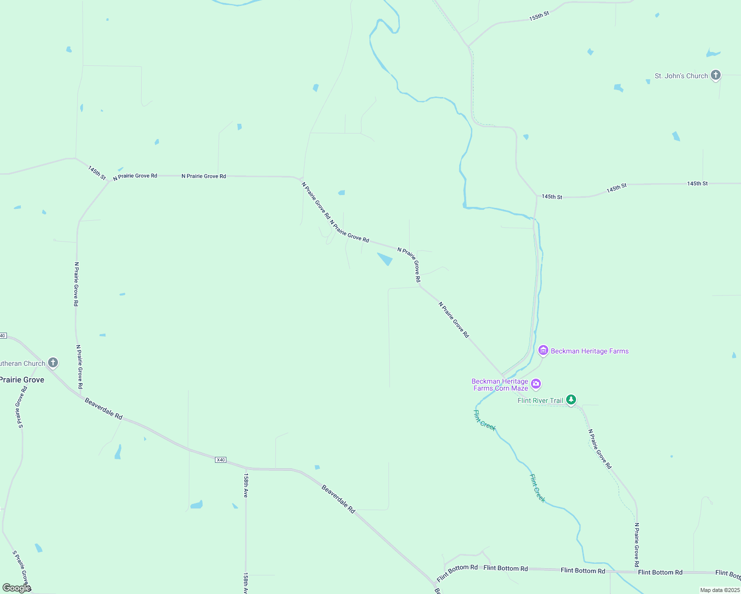 map of restaurants, bars, coffee shops, grocery stores, and more near 13997 151st Avenue in Burlington