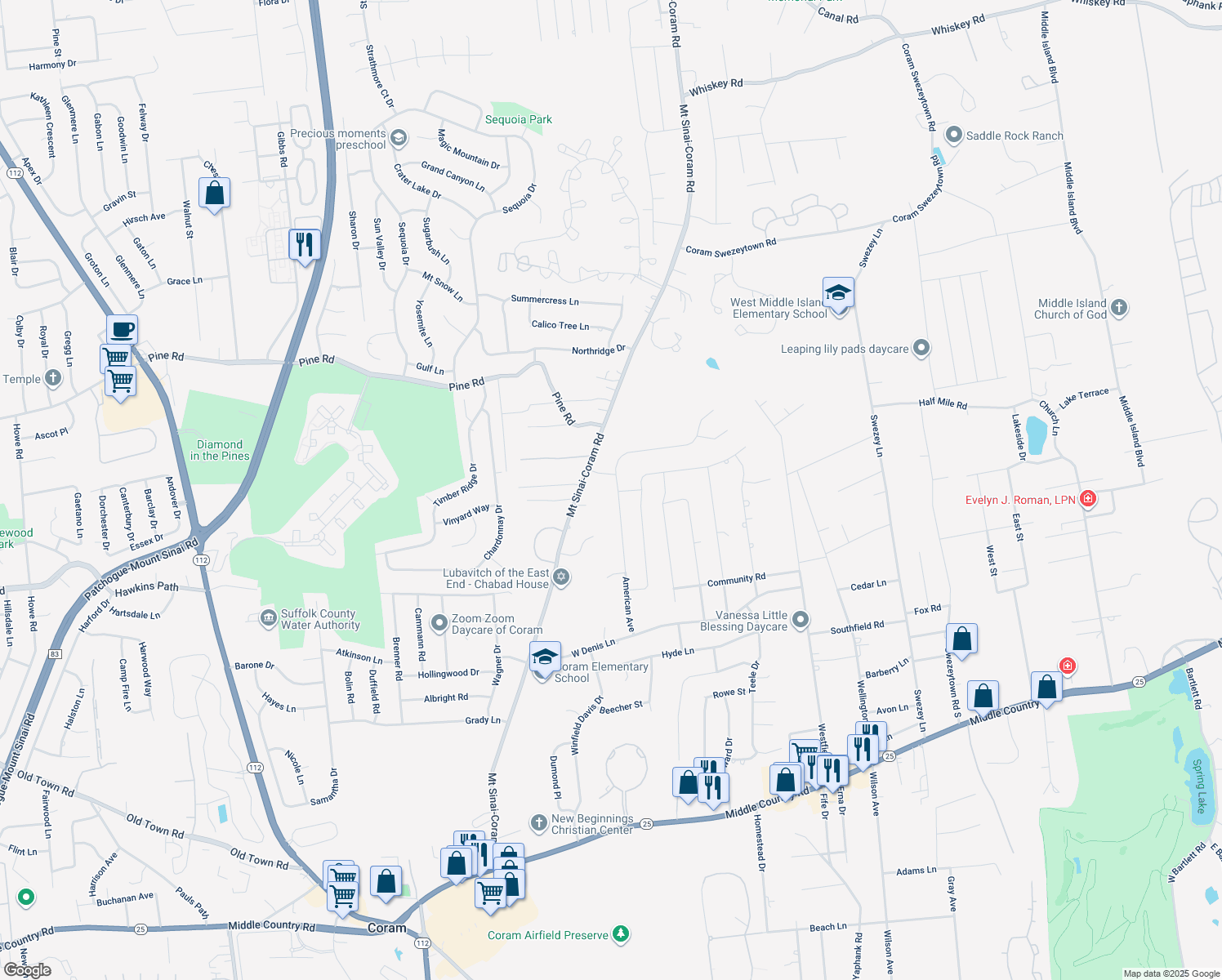 38 American Avenue, Coram NY Walk Score