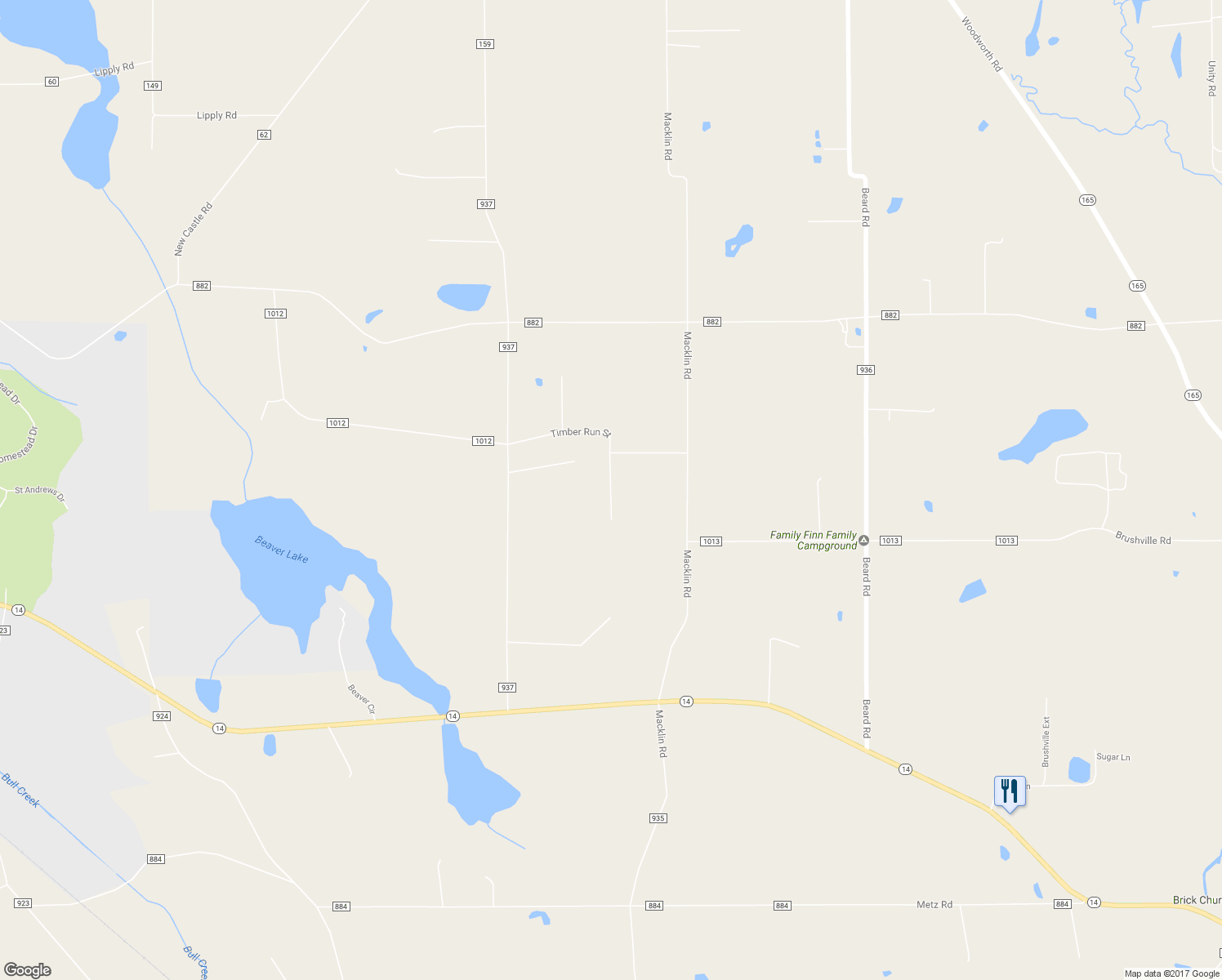 map of restaurants, bars, coffee shops, grocery stores, and more near 867 Walnut Grove Drive in New Waterford