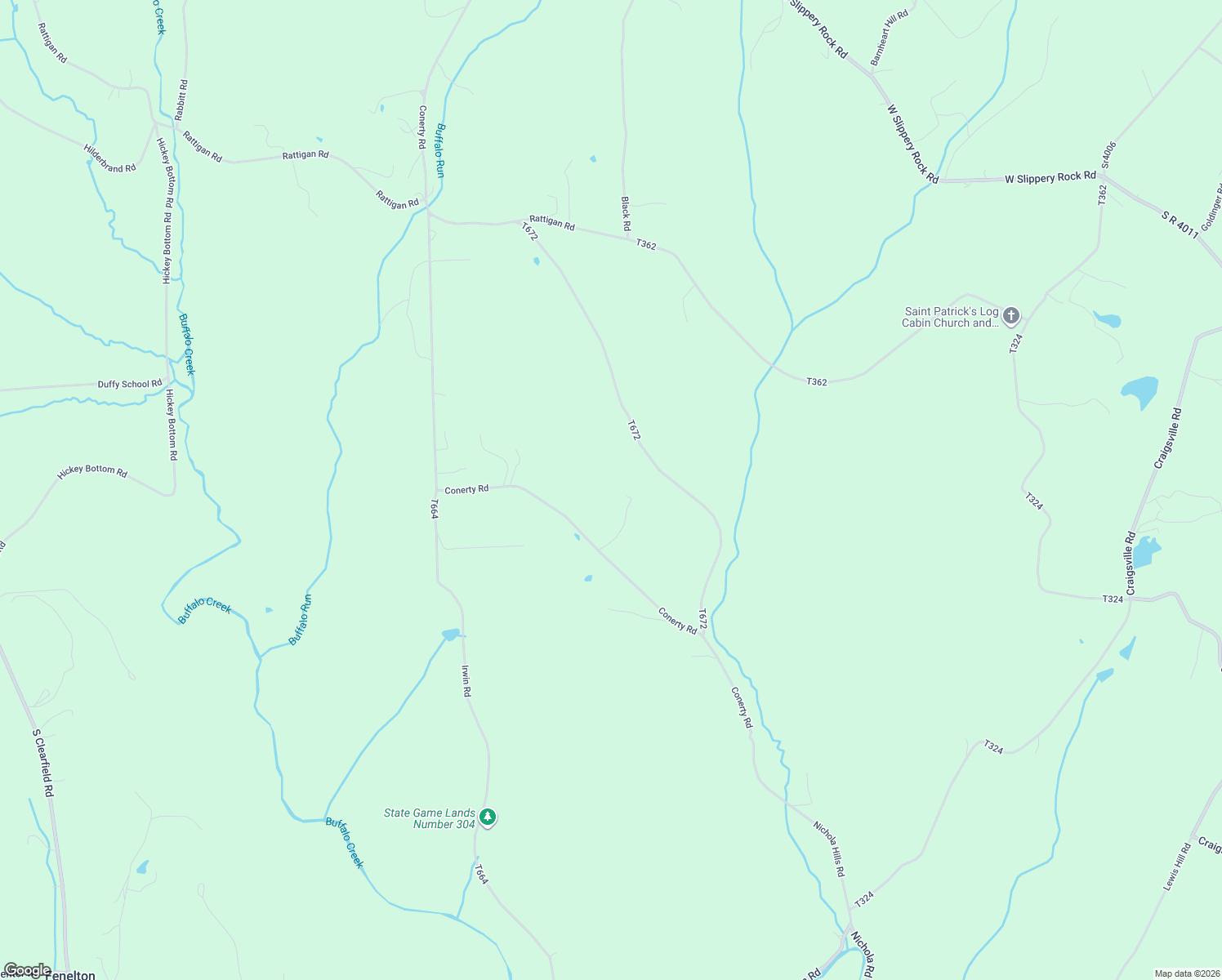 map of restaurants, bars, coffee shops, grocery stores, and more near in Fenelton